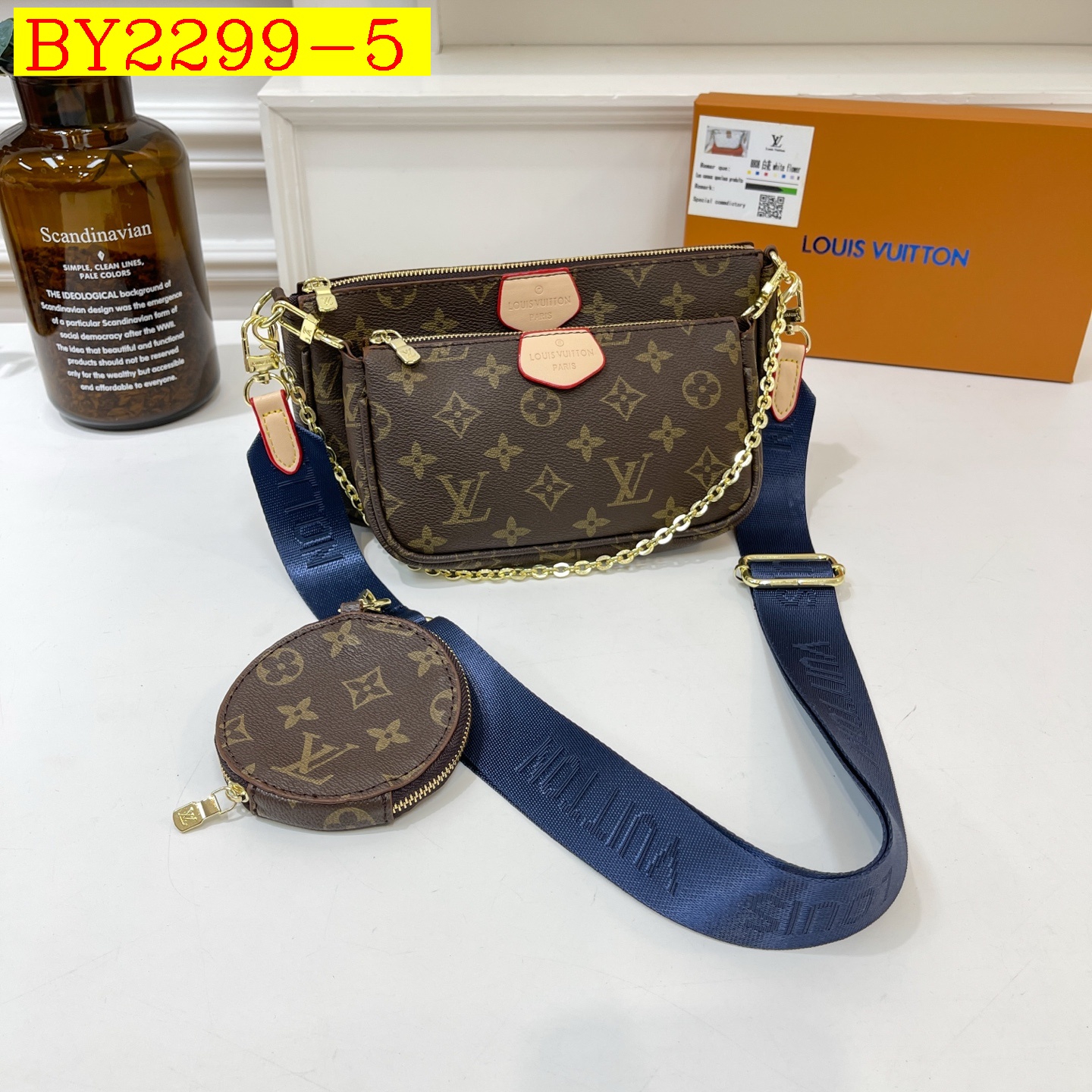 30$ dh LV 8808 Shoulder bag size 24X13X3 cm 60395823100 BY2299 gallery
