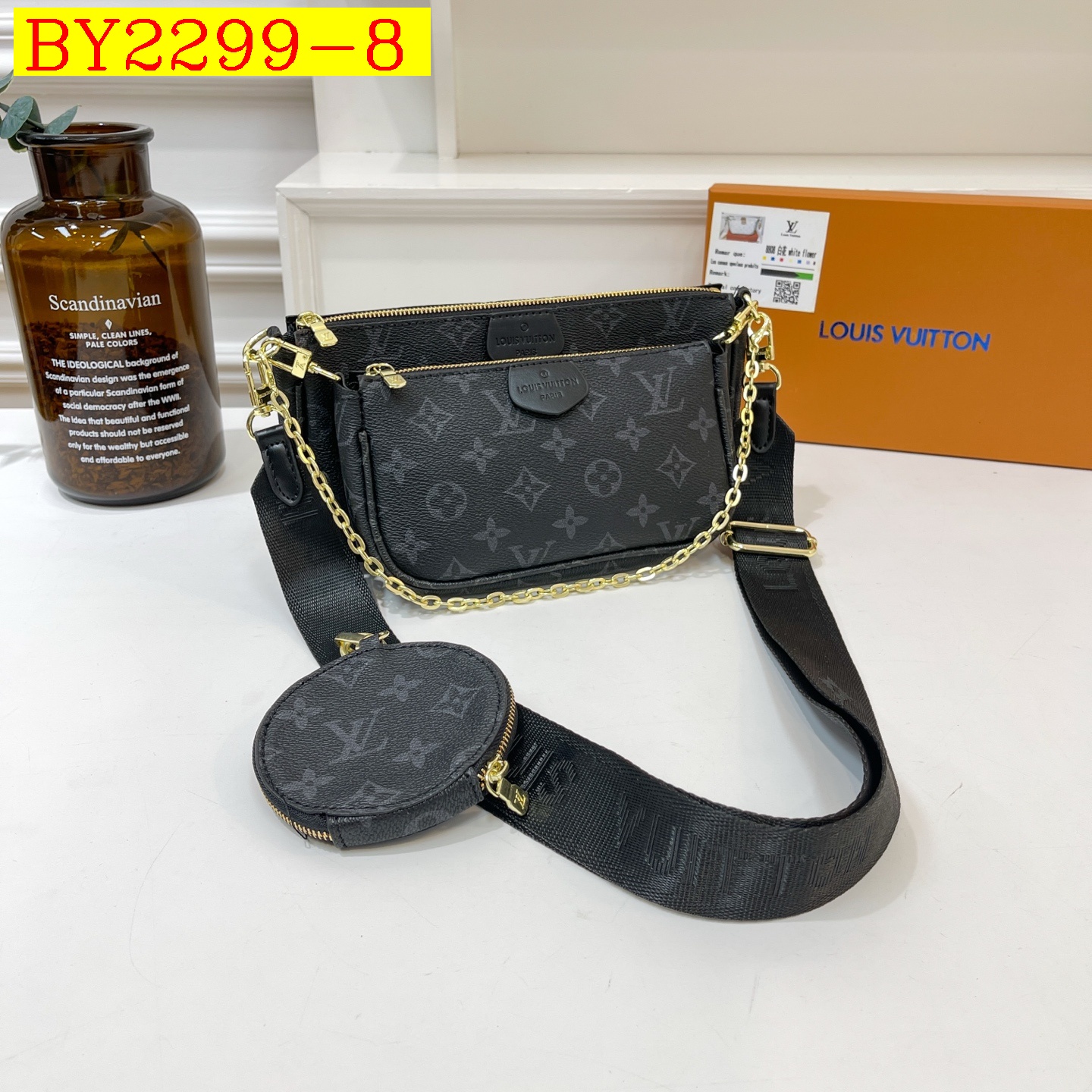 30$ dh LV 8808 Shoulder bag size 24X13X3 cm 60395823100 BY2299 gallery