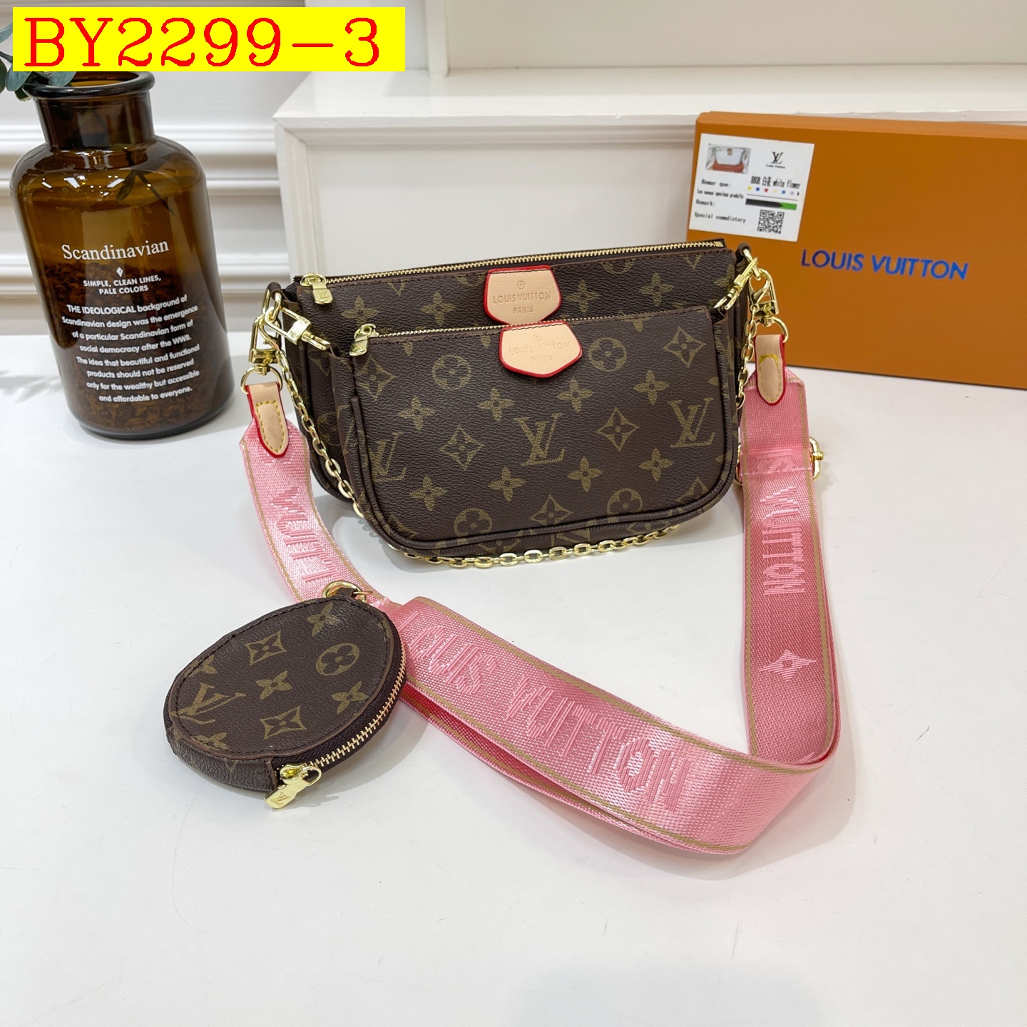 30$ dh LV 8808 Shoulder bag size 24X13X3 cm 60395823100 BY2299 gallery