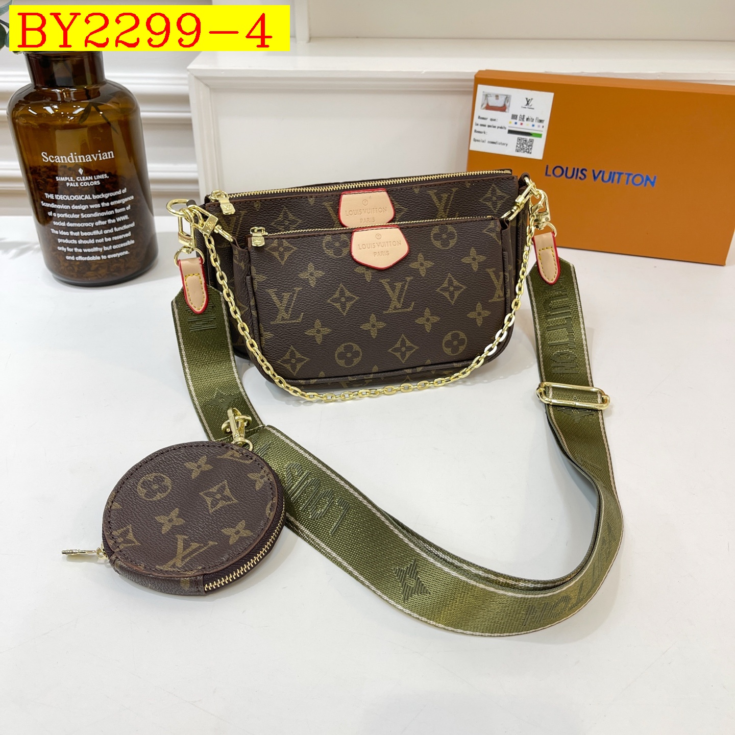 30$ dh LV 8808 Shoulder bag size 24X13X3 cm 60395823100 BY2299 gallery