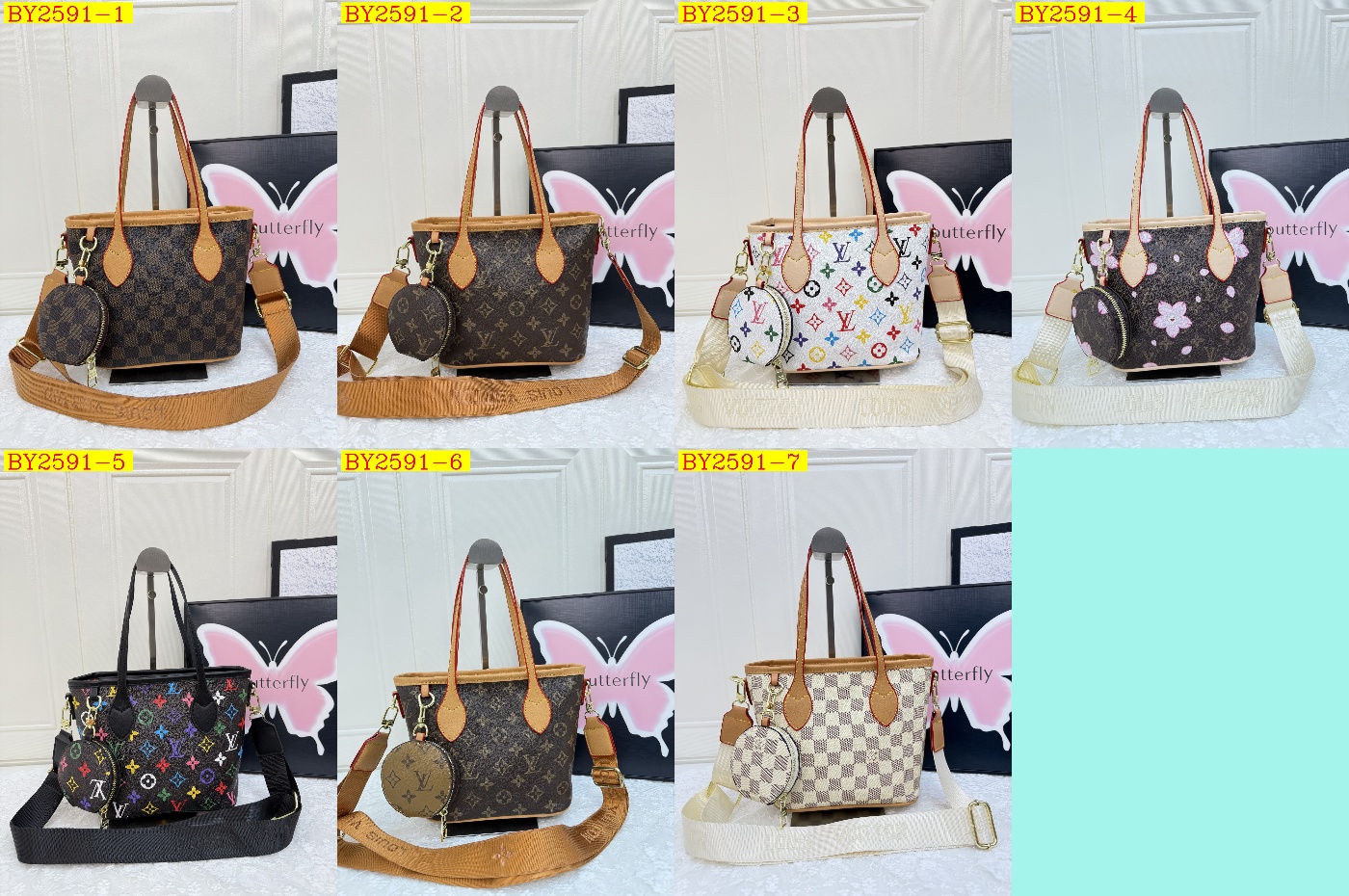 30$ dh LV JYH8628 Shoulder bag size 25x19x11 cm 60593823100 BY2591 gallery