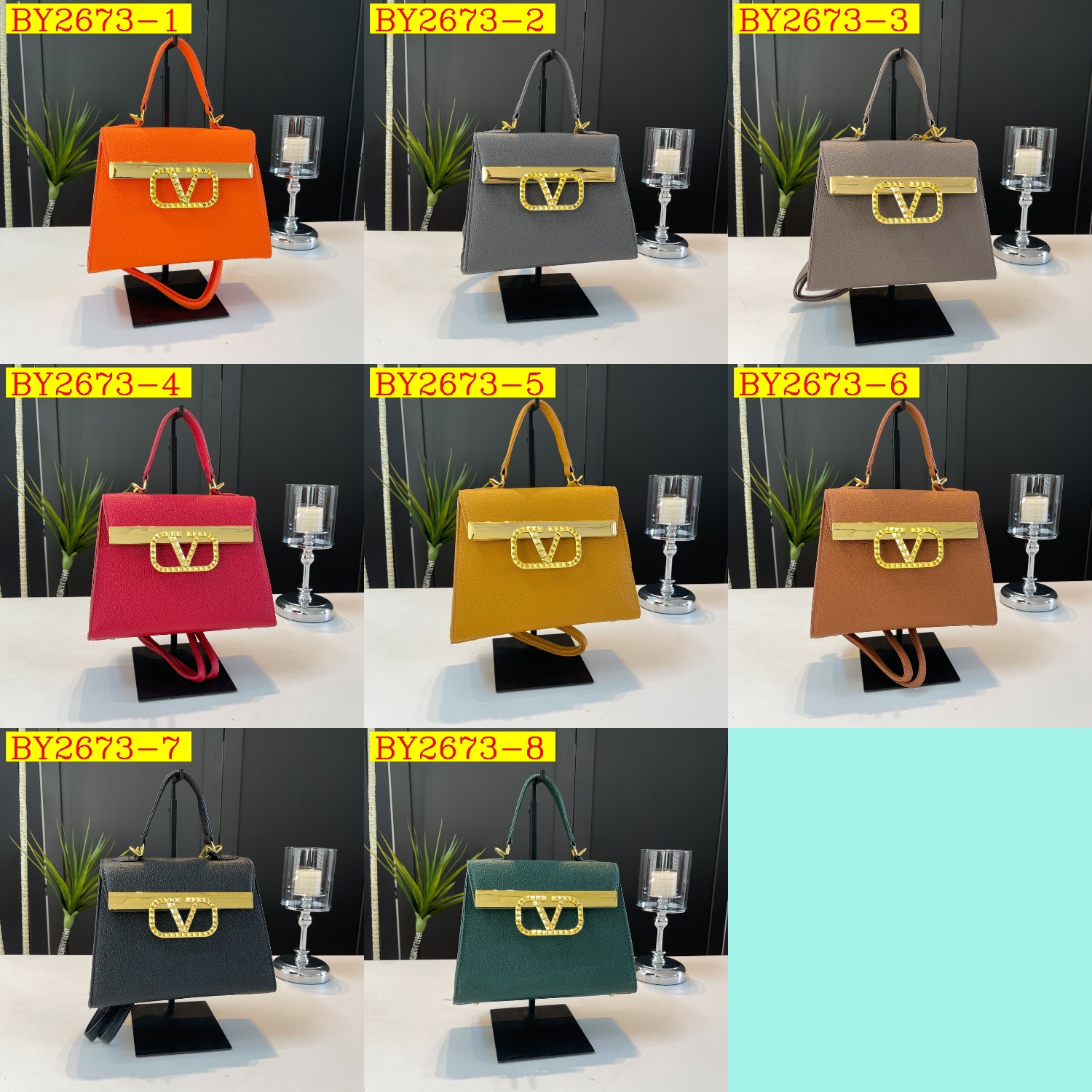 30$ dh Valentino 9065 Shoulder bag size 25X19X10 cm 50296423103 BY2673 gallery