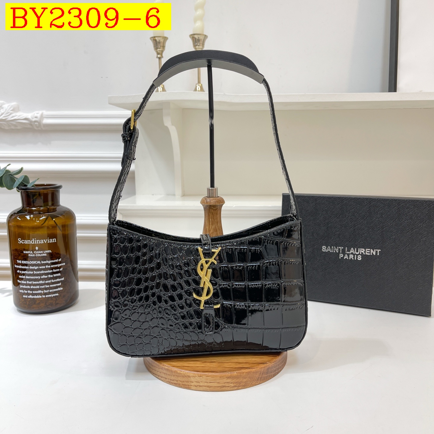 30$ dh YSL 7858 Shoulder bag size 23X15X6 cm 70495823100 BY2309 gallery