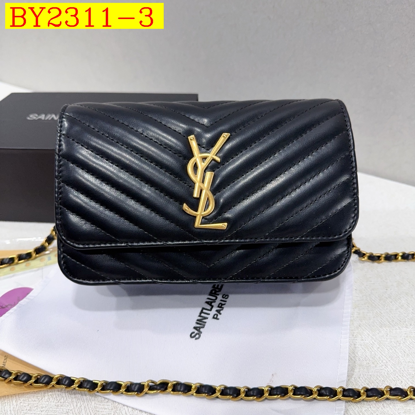 30$ dh YSL 8822 Shoulder bag size 21X14X6 cm 30598623008 BY2311 gallery
