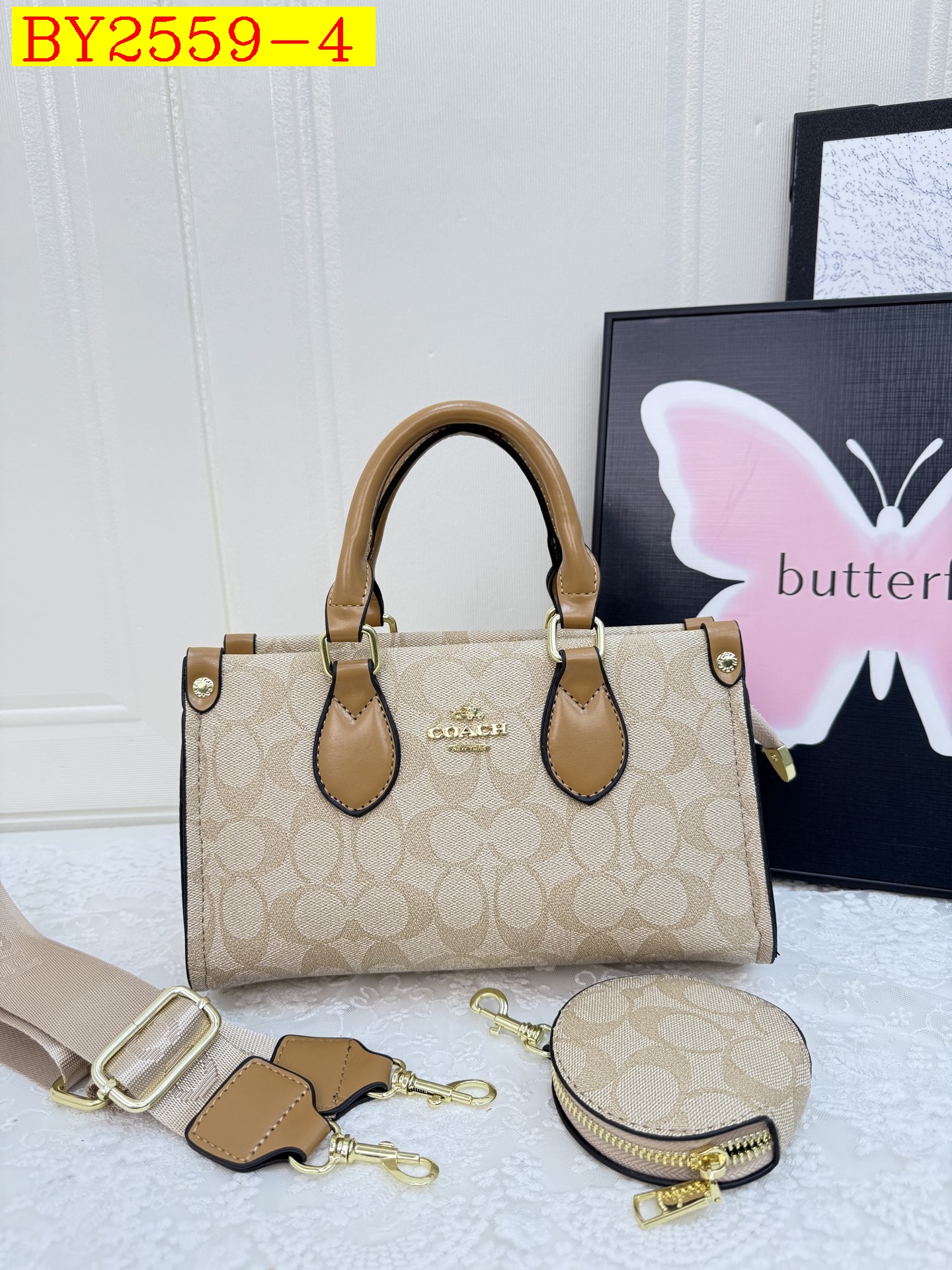 31$ dh COACH JYH1606 Tote bag size 25x15x9 cm 91504623115 BY2559 gallery