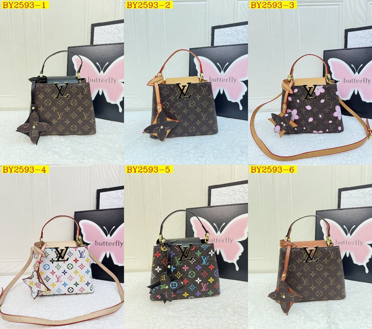 31$ dh LV JYH8632 Shoulder bag size 22.5x17x10 cm 61203423114 BY2593 gallery