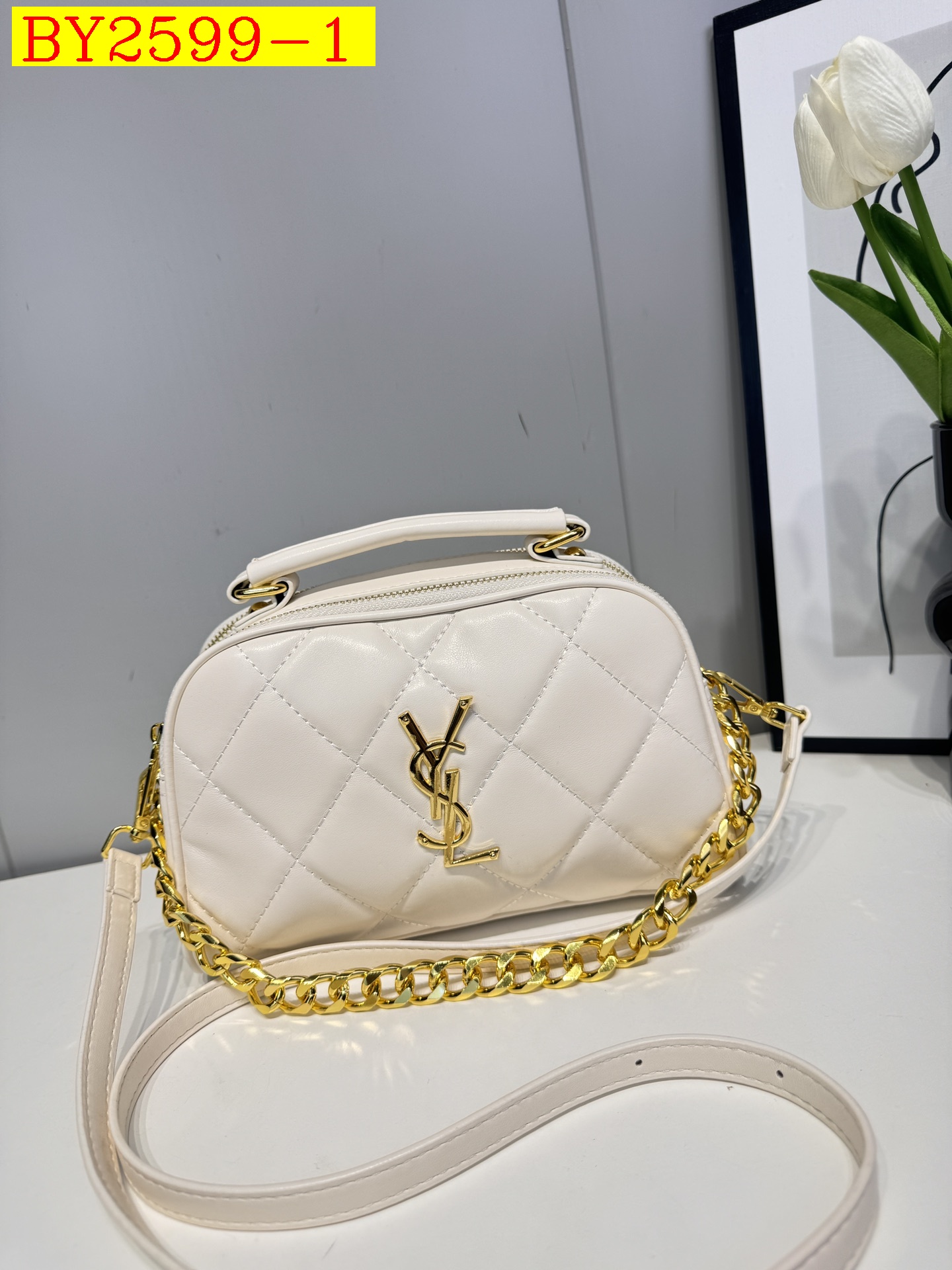 31$ dh YSL JYH6858 Shoulder bag size 24x16x10 cm 91506423210 BY2599 gallery