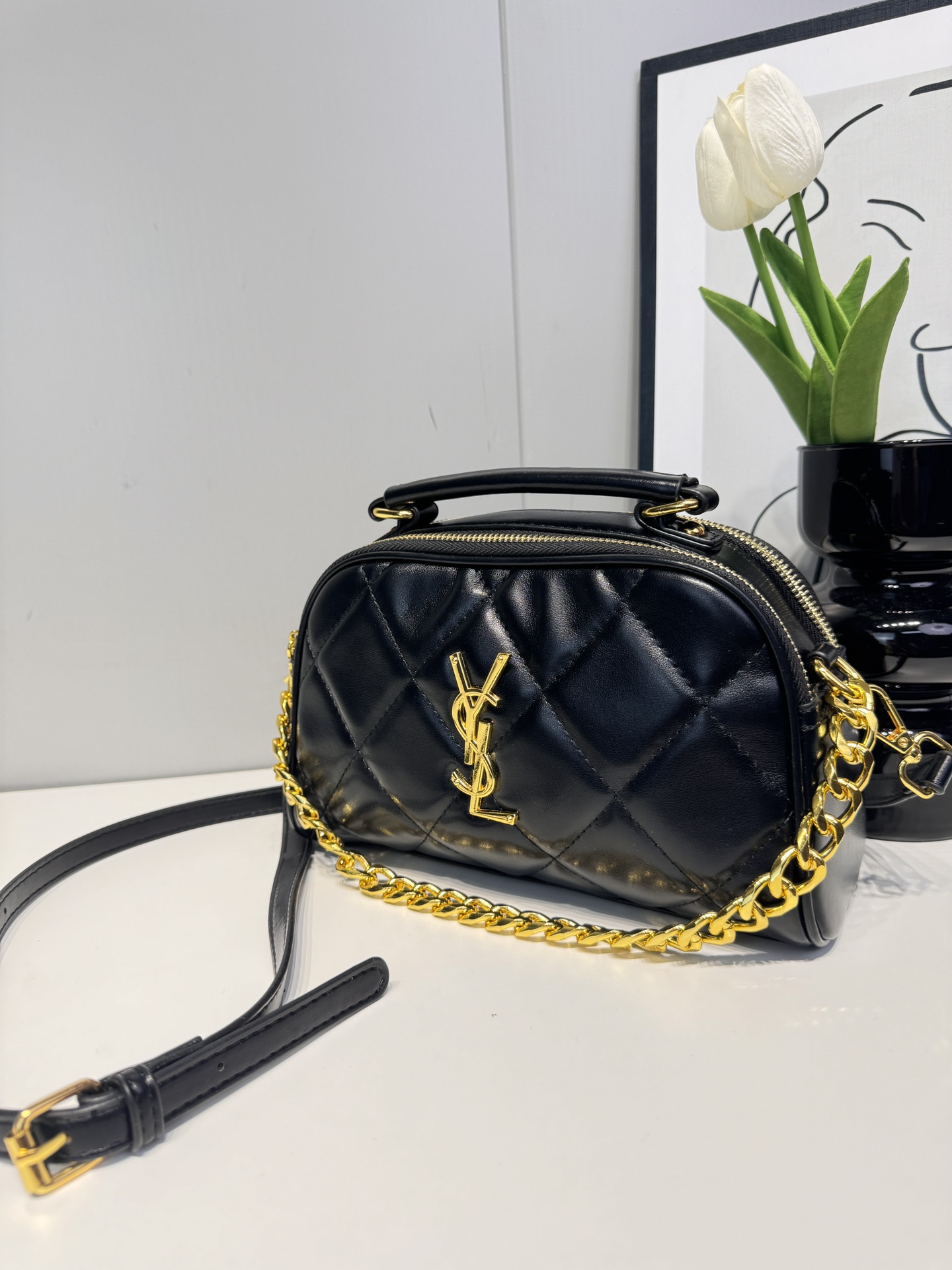 31$ dh YSL JYH6858 Shoulder bag size 24x16x10 cm 91506423210 BY2599 gallery