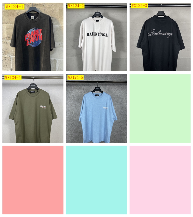 32$ Balenciaga 25SS Short-sleeve size XS-L 212336 WX124 gallery