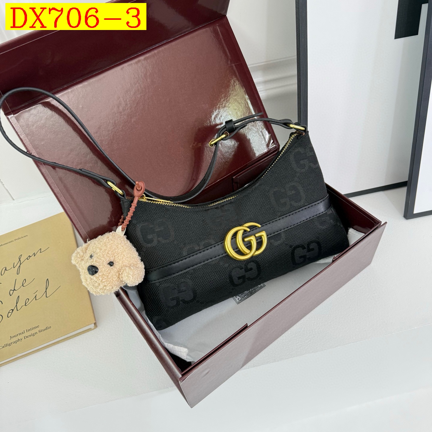 32$ Gucci 8801Shoulder bag size 25X15X7 cm 110378 DX706 gallery