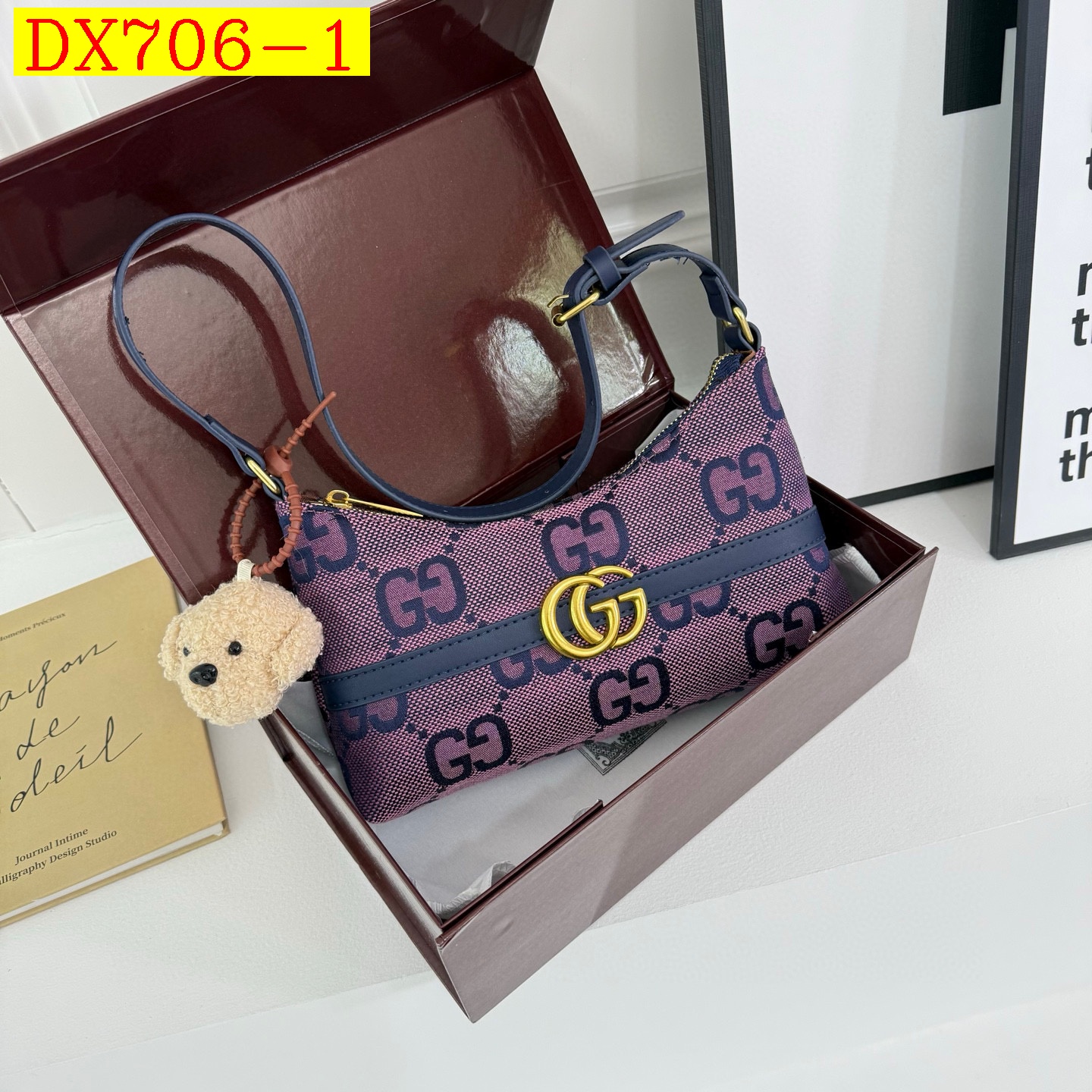 32$ Gucci 8801Shoulder bag size 25X15X7 cm 110378 DX706 gallery