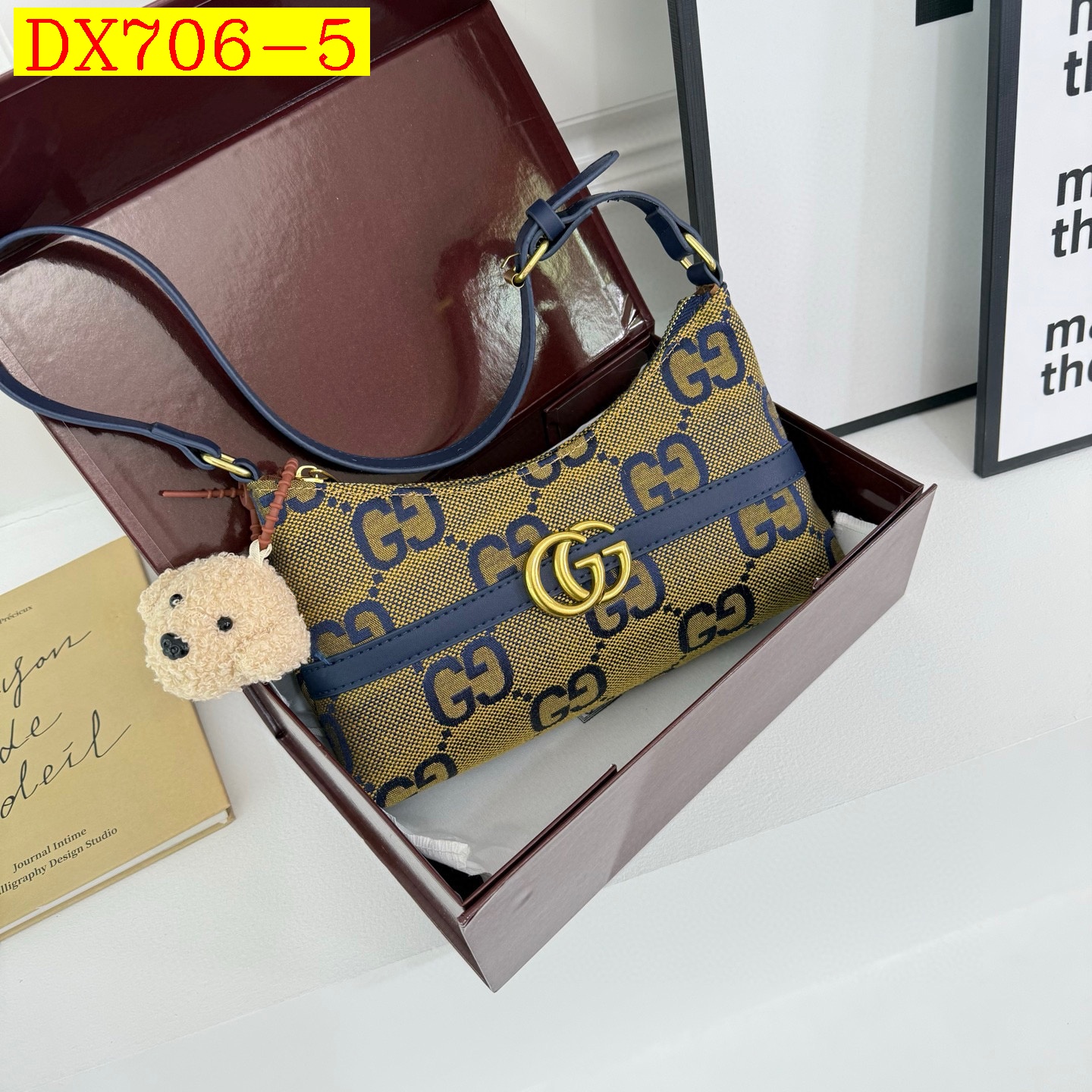 32$ Gucci 8801Shoulder bag size 25X15X7 cm 110378 DX706 gallery