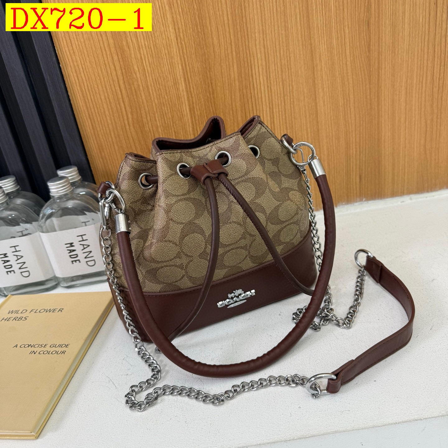 32$ coach 9027 pu Shoulder bag size 22x19x9 cm 518316 DX720 gallery