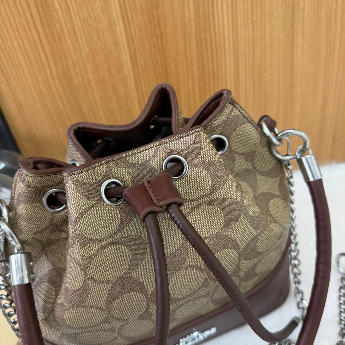 32$ coach 9027 pu Shoulder bag size 22x19x9 cm 518316 DX720 gallery