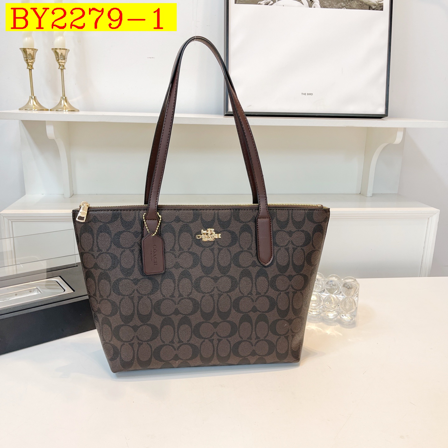 32$ dh COACH 7703 Tote bag size 38X25X11 cm 70498023224 BY2279 gallery