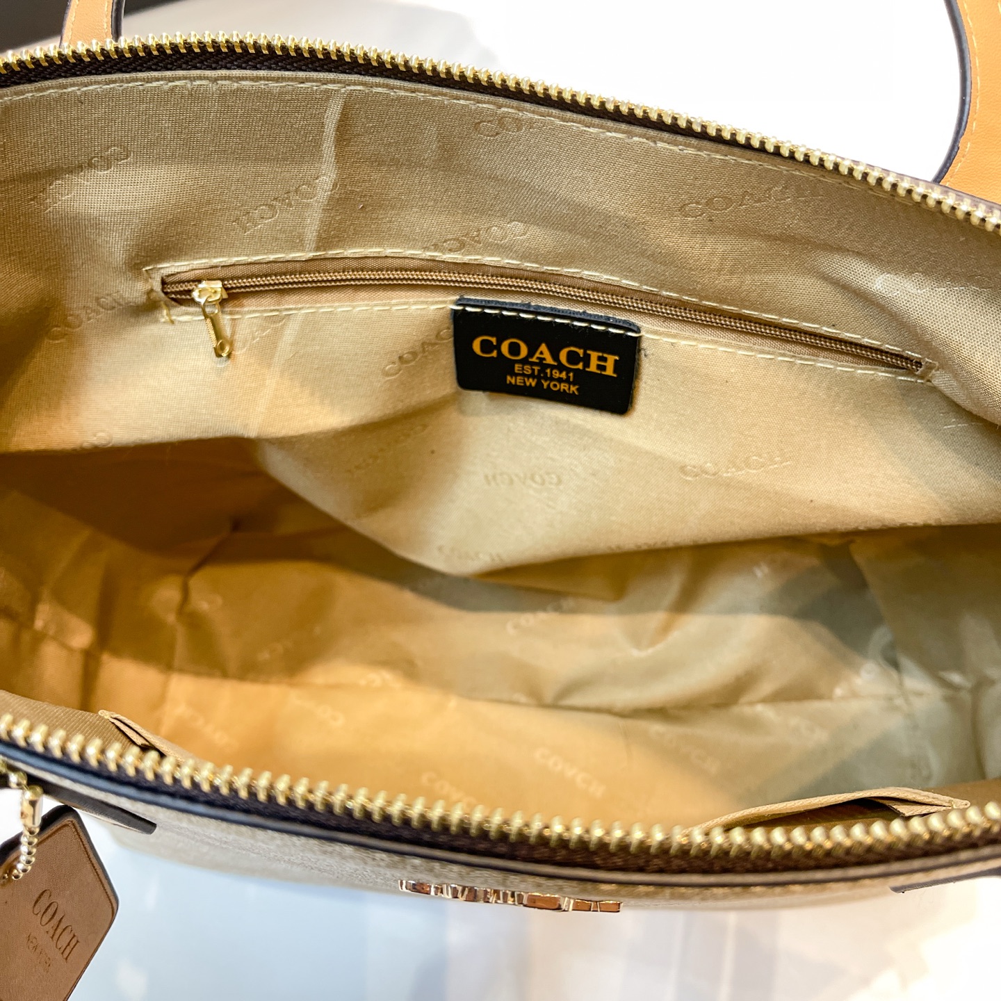 32$ dh COACH 7703 Tote bag size 38X25X11 cm 70498023224 BY2279 gallery