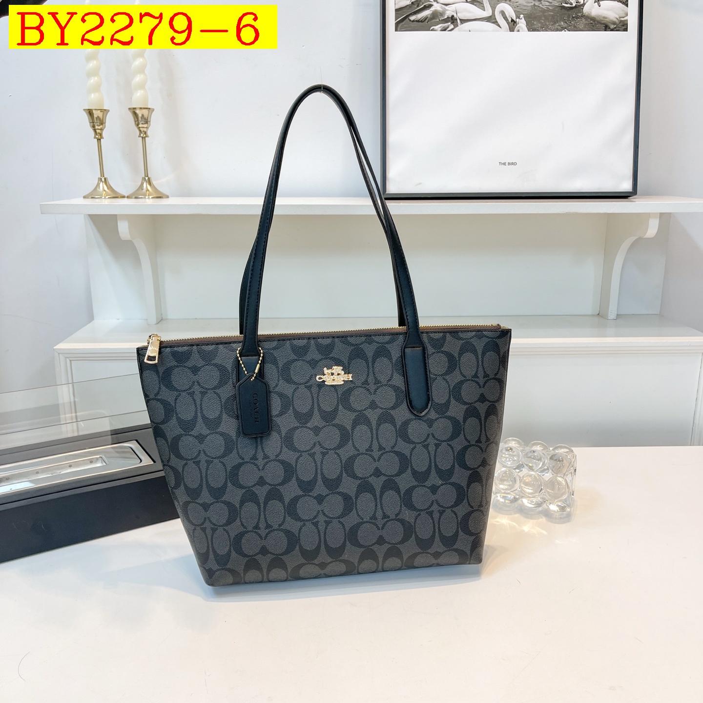 32$ dh COACH 7703 Tote bag size 38X25X11 cm 70498023224 BY2279 gallery