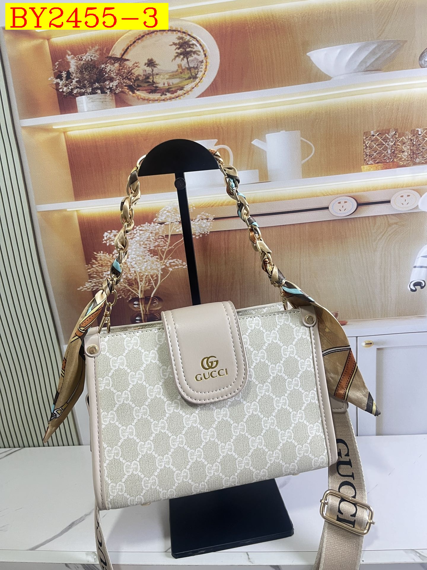 32$ dh GUCCI 8017 Shoulder bag size 23X17X9 cm 41203023223 BY2455 gallery