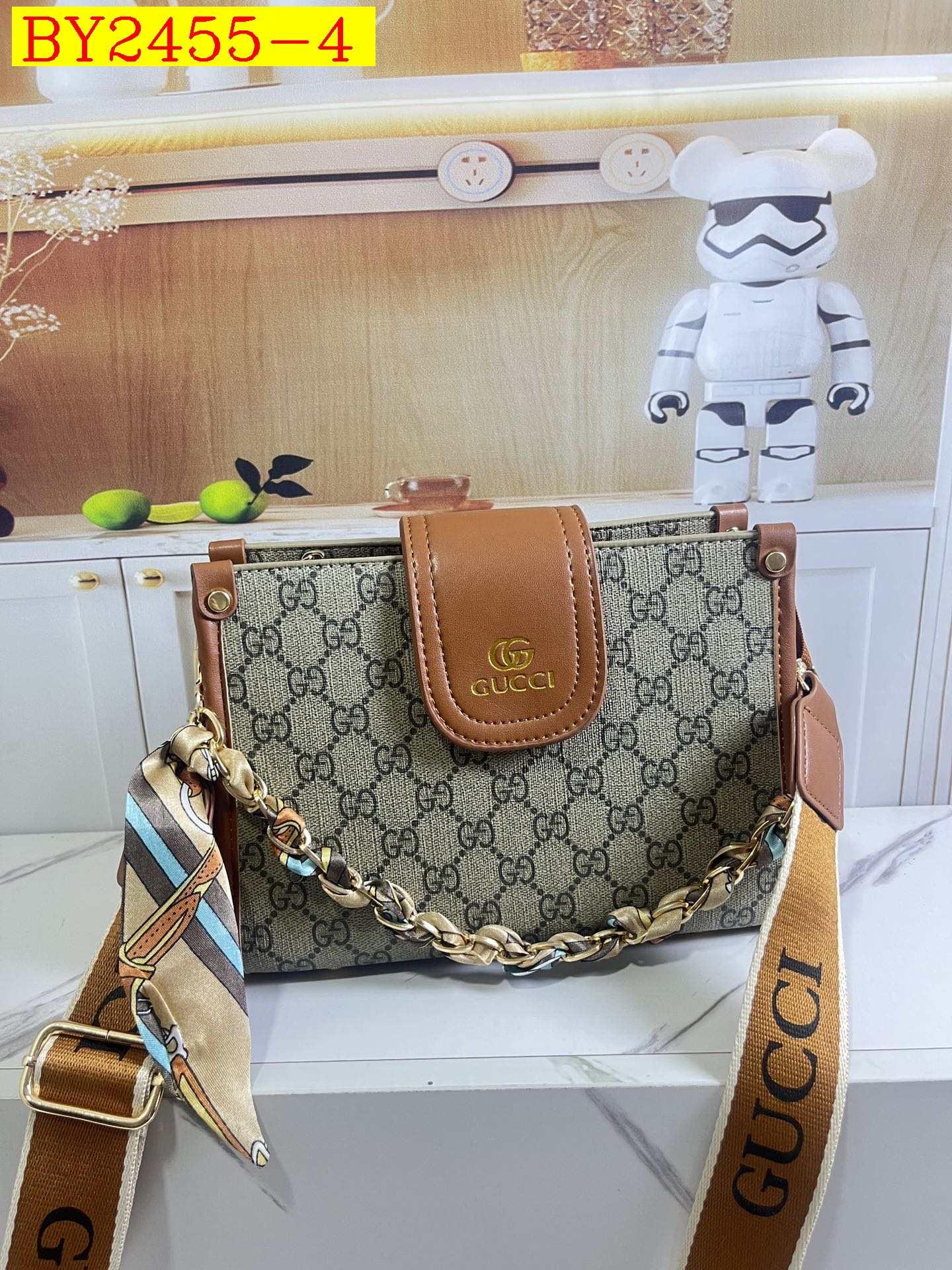 32$ dh GUCCI 8017 Shoulder bag size 23X17X9 cm 41203023223 BY2455 gallery