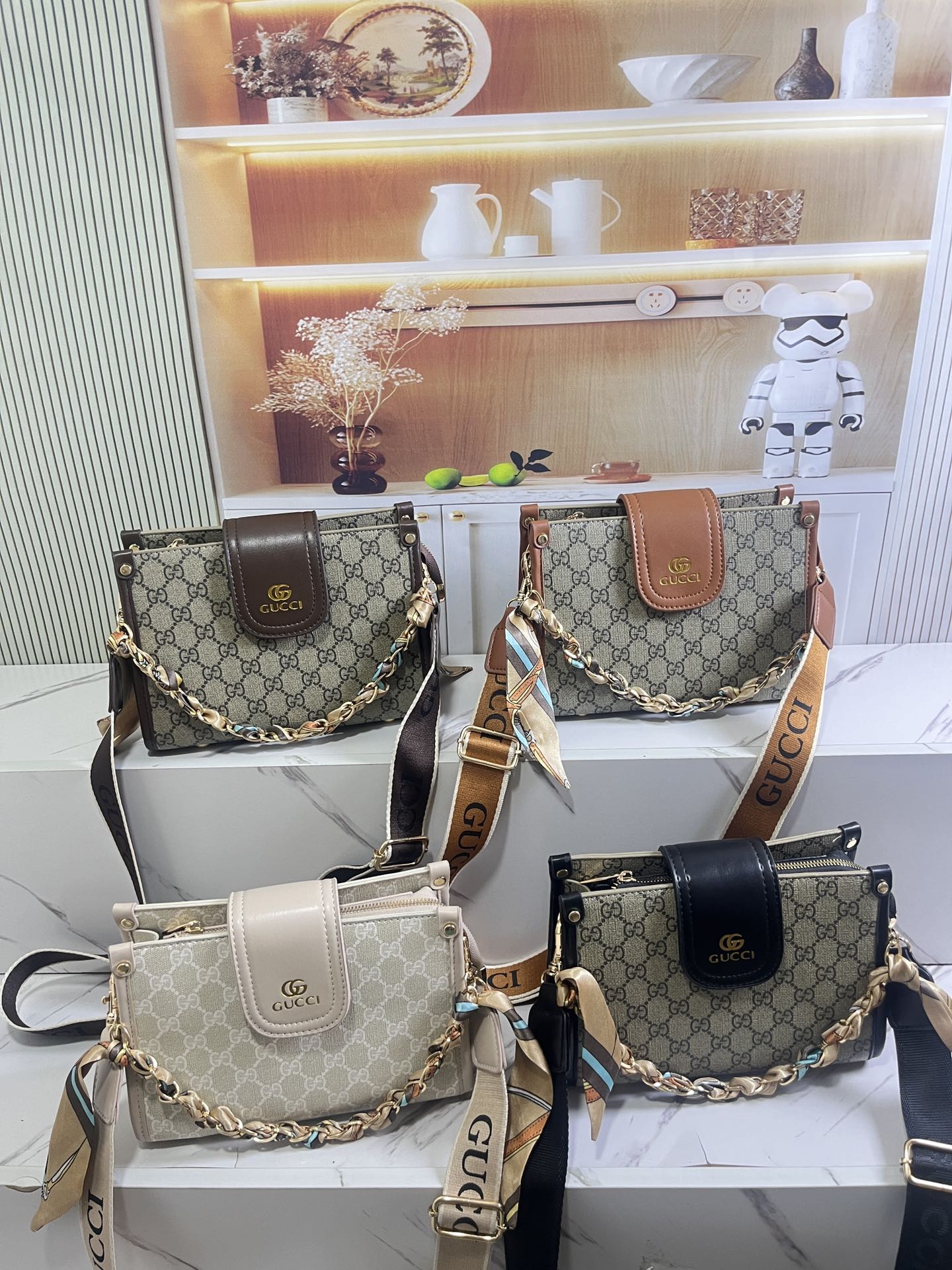 32$ dh GUCCI 8017 Shoulder bag size 23X17X9 cm 41203023223 BY2455 gallery
