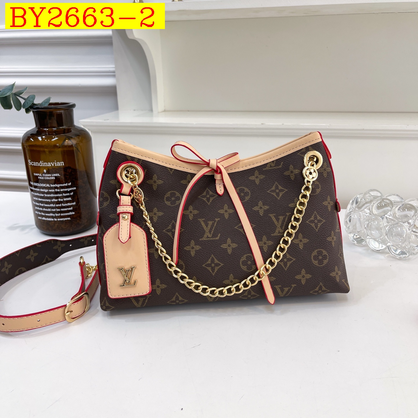 32$ dh LV 7747 Shoulder bag size 28X19X11 cm 61304223224 BY2663 gallery