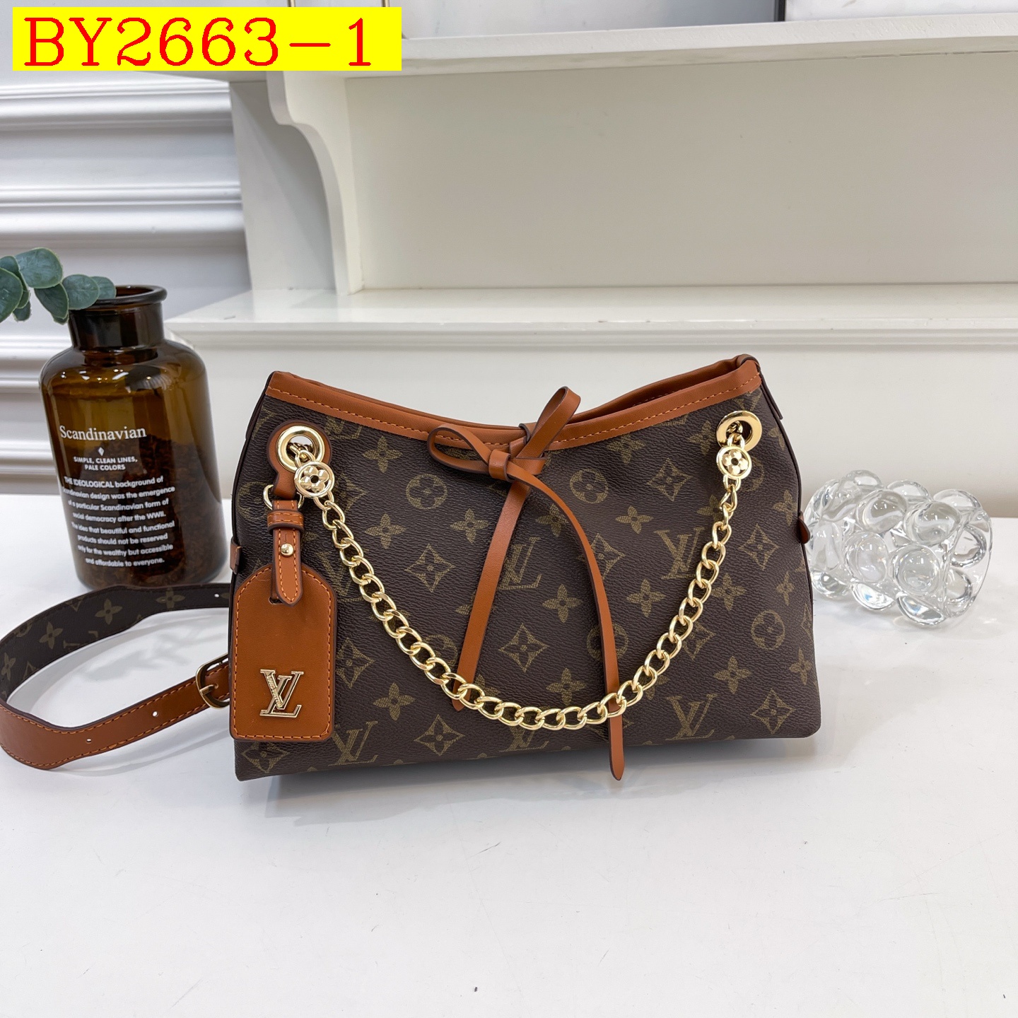 32$ dh LV 7747 Shoulder bag size 28X19X11 cm 61304223224 BY2663 gallery