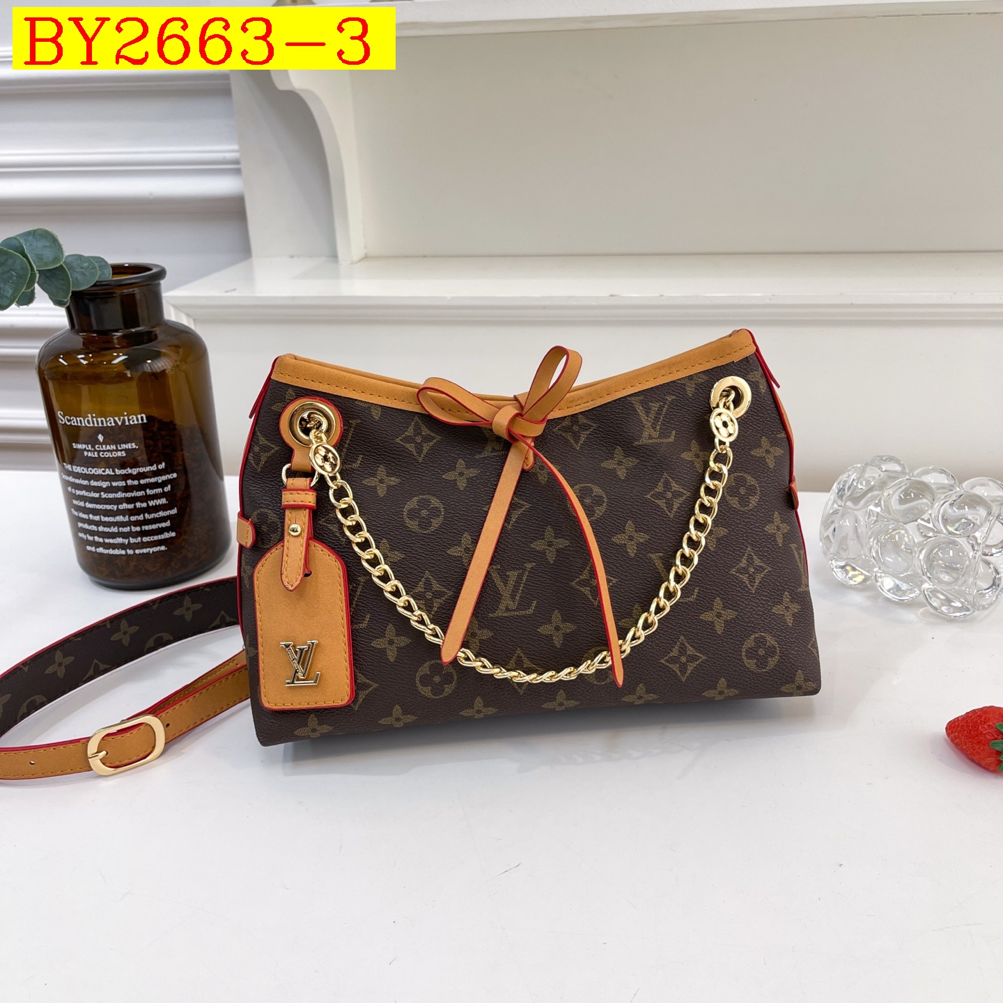 32$ dh LV 7747 Shoulder bag size 28X19X11 cm 61304223224 BY2663 gallery
