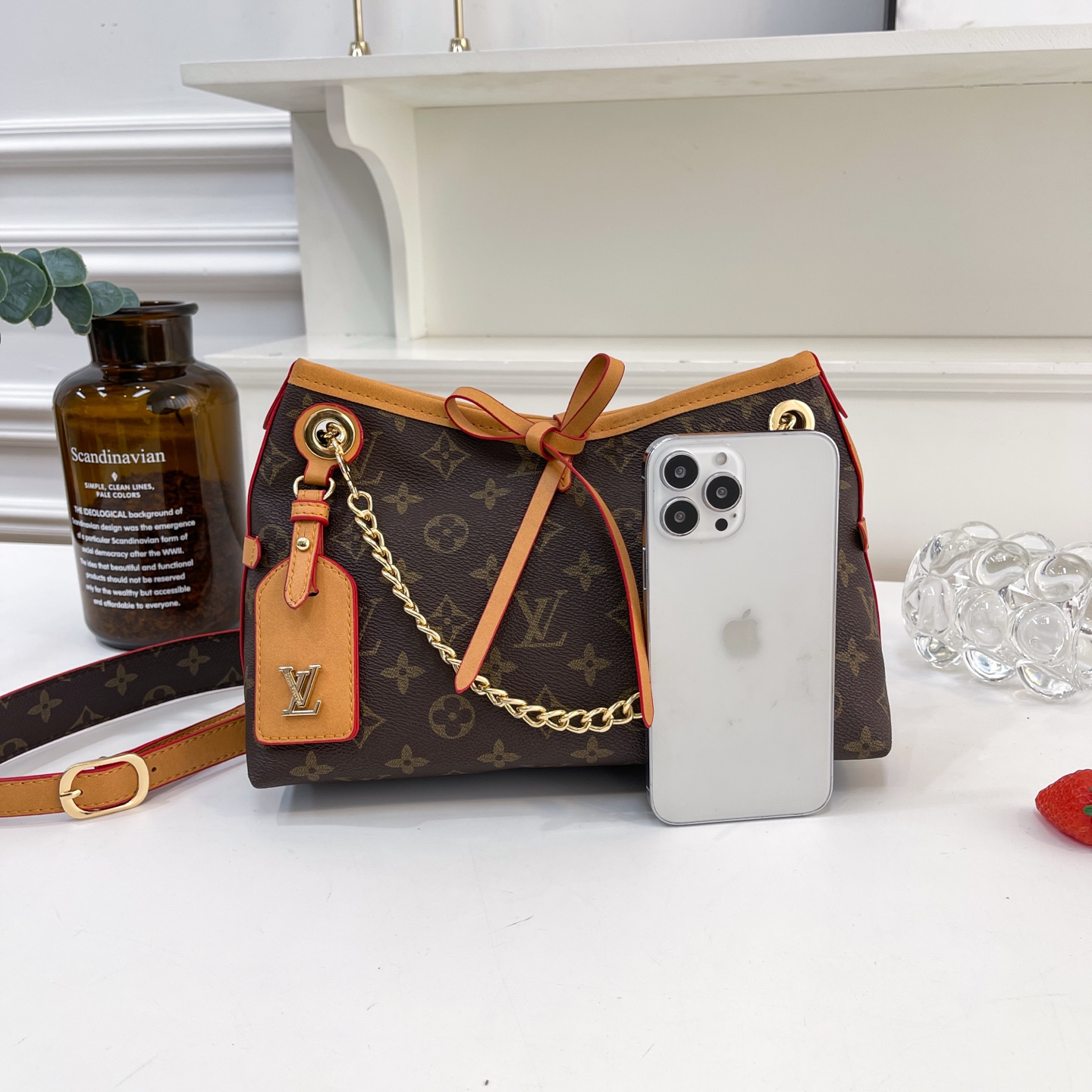 32$ dh LV 7747 Shoulder bag size 28X19X11 cm 61304223224 BY2663 gallery