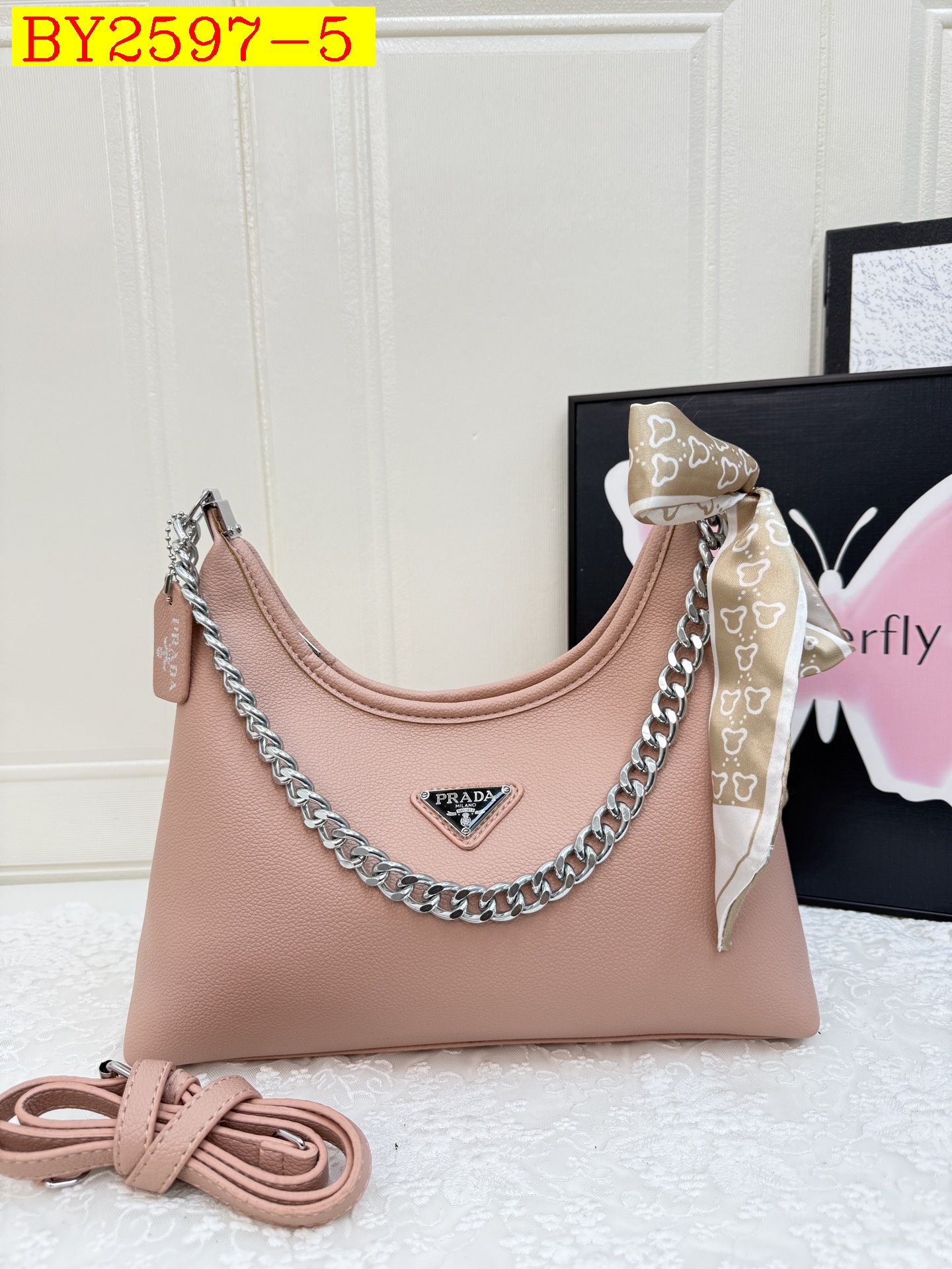 32$ dh PRADA JYH8622 Shoulder bag size 31x26x10 cm 71804023223 BY2597 gallery