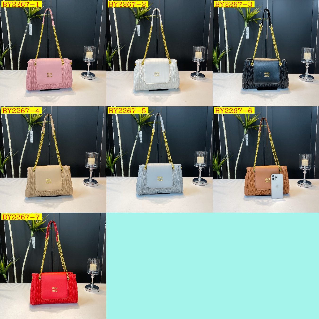 32$ dh miumiu BD006 Shoulder bag size 30X21X11 cm 41807023223 BY2267 gallery