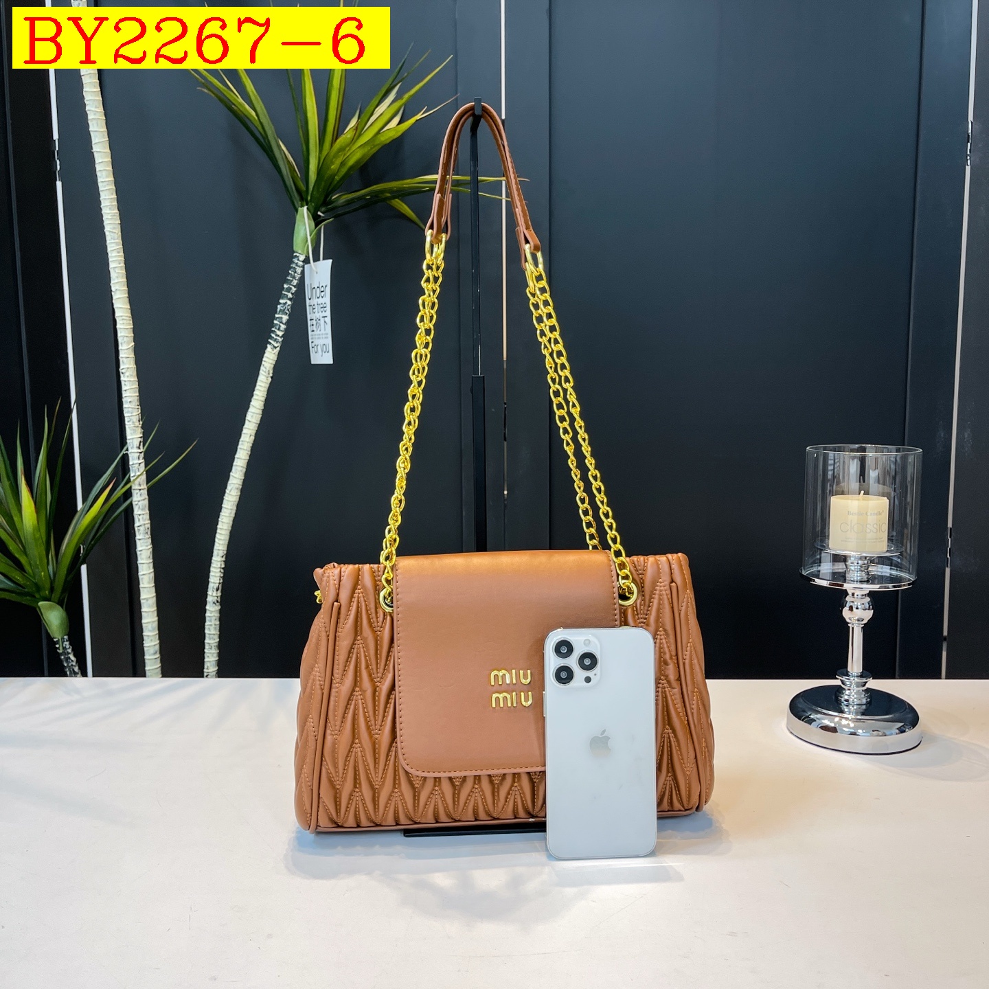32$ dh miumiu BD006 Shoulder bag size 30X21X11 cm 41807023223 BY2267 gallery