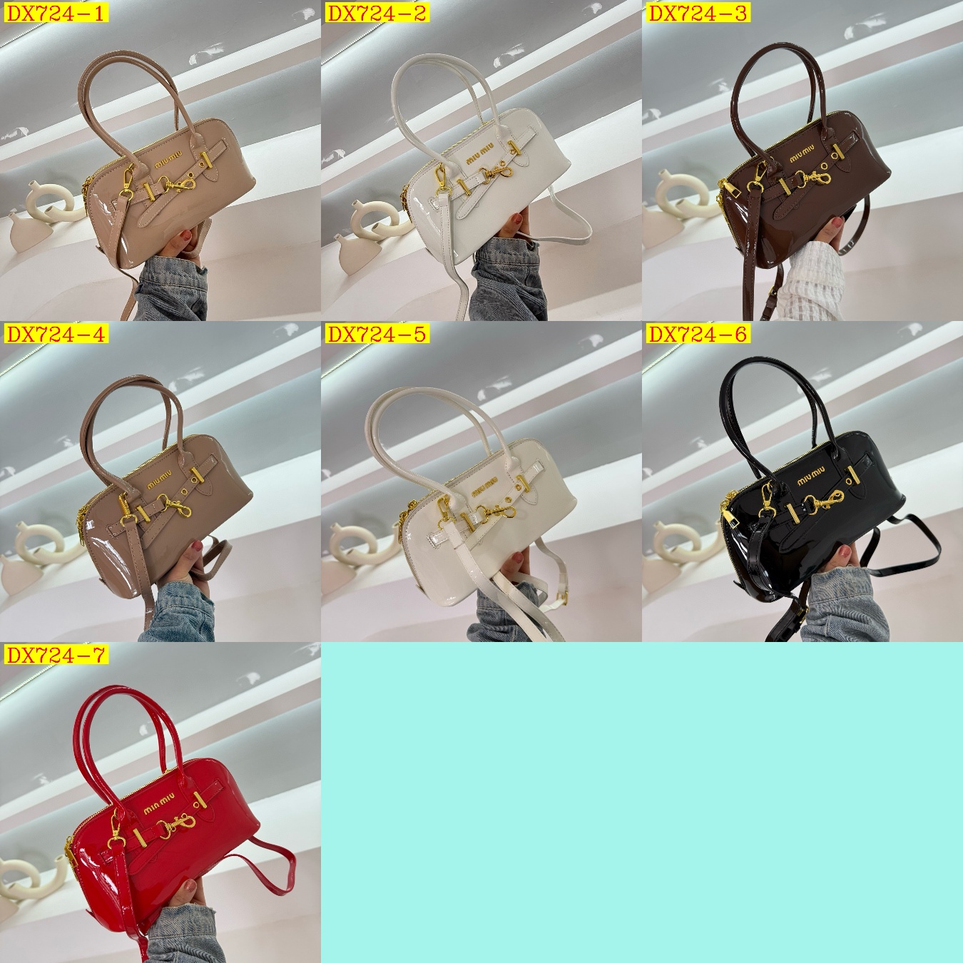 32$ miumiu 8035 Shoulder bag size 26x13x10 cm 710430 DX724 gallery