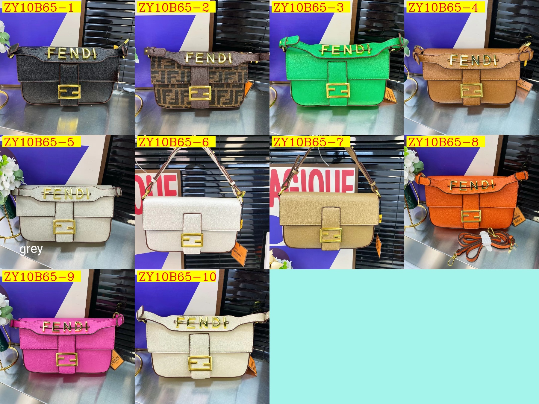 32$ new_dh FENDI 99010 SIZE 24X5X15 CM 61315823008 ZY10B65 gallery
