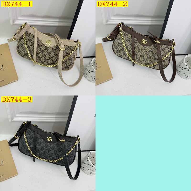 33$ GUCCI 68012 PU Shoulder bag size 25X14X6 cm 010416 DX744 gallery