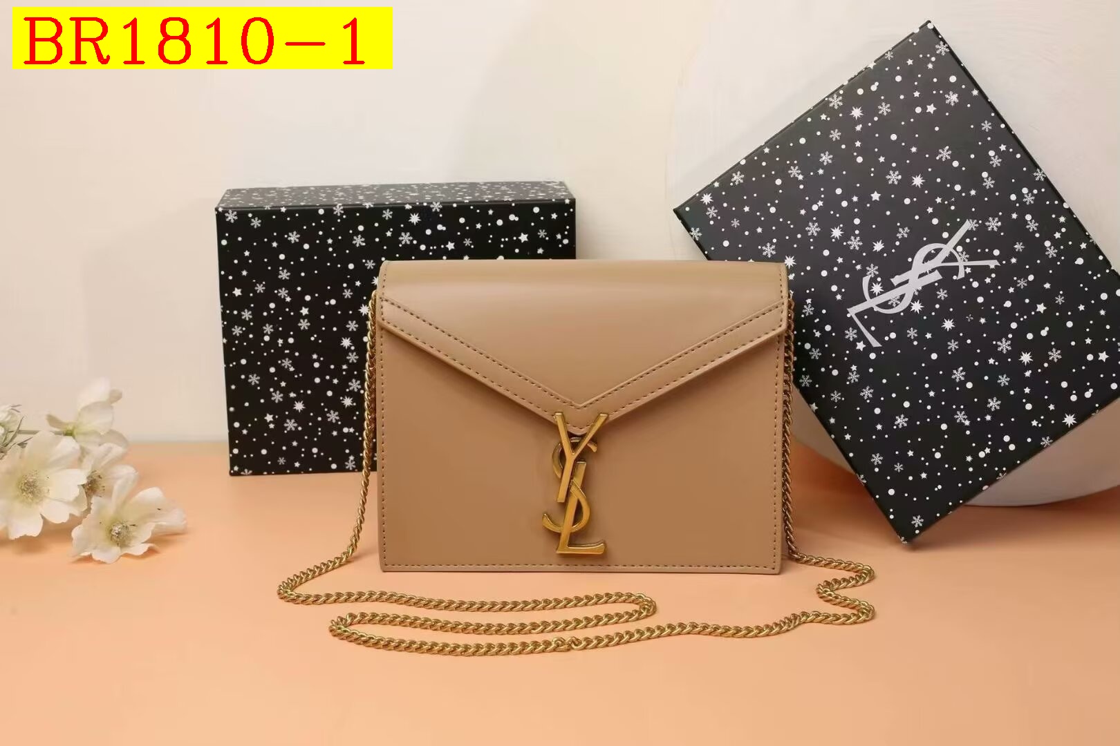 33$ YSL 1819 Shoulder bag size 21x8x16 cm 613480 BR1810 gallery