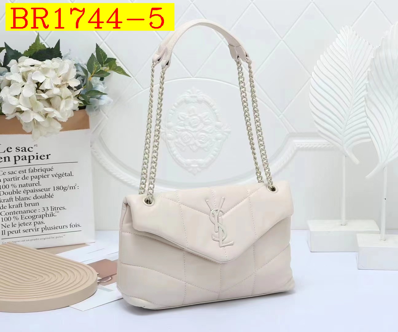 33$ YSL 8821 Shoulder bag size 30x9x18 cm 212470 BR1744 gallery