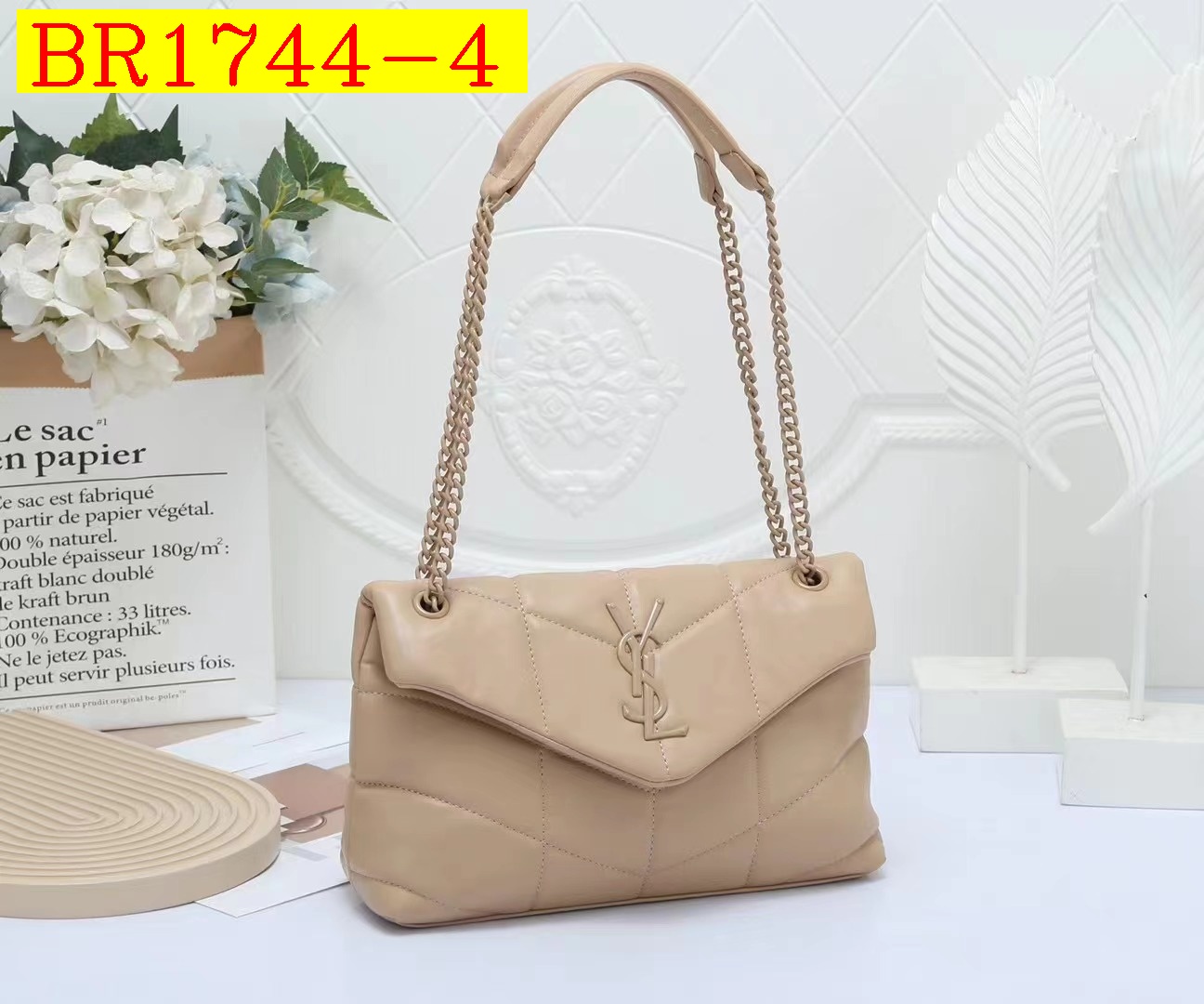 33$ YSL 8821 Shoulder bag size 30x9x18 cm 212470 BR1744 gallery