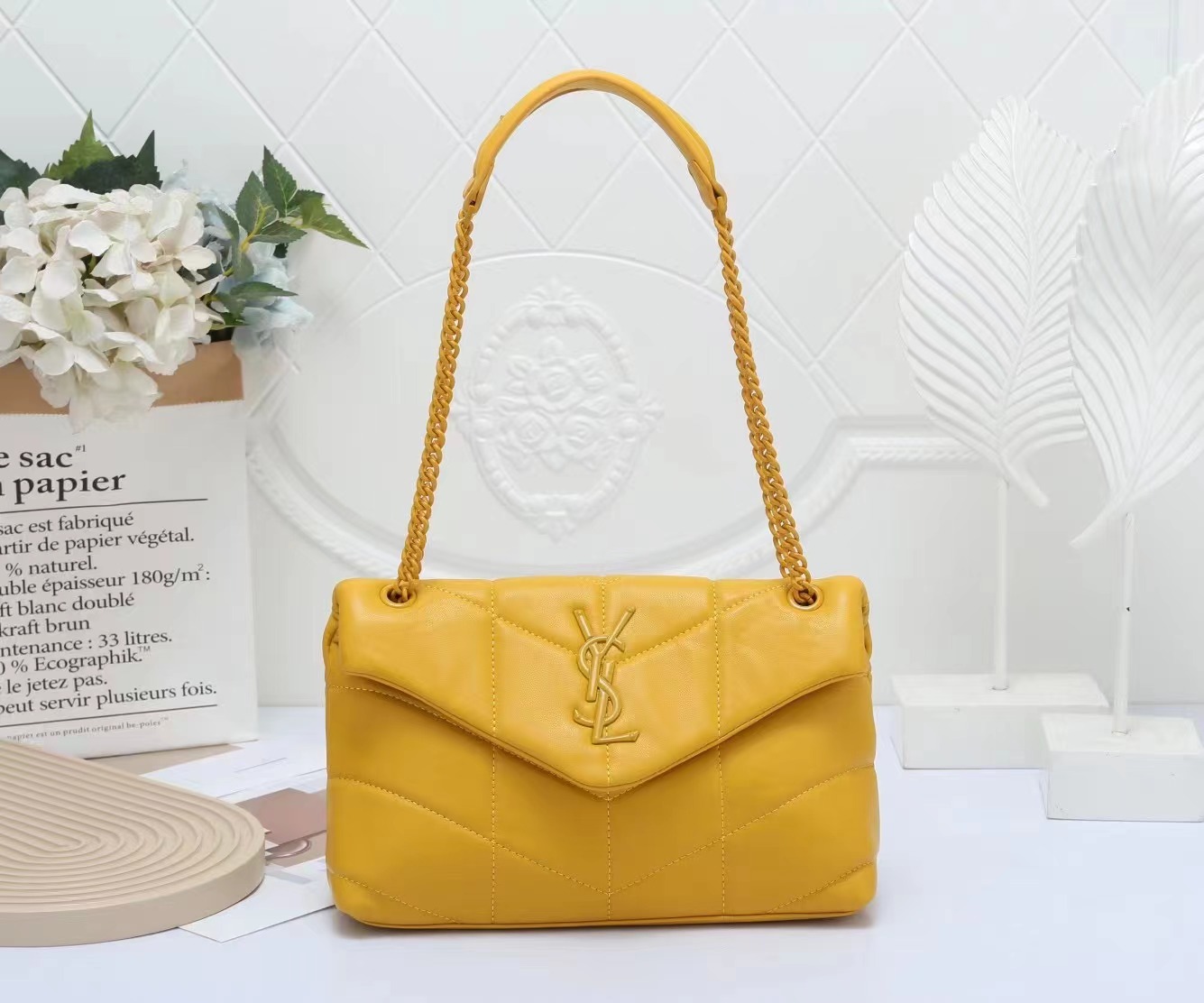 33$ YSL 8821 Shoulder bag size 30x9x18 cm 212470 BR1744 gallery