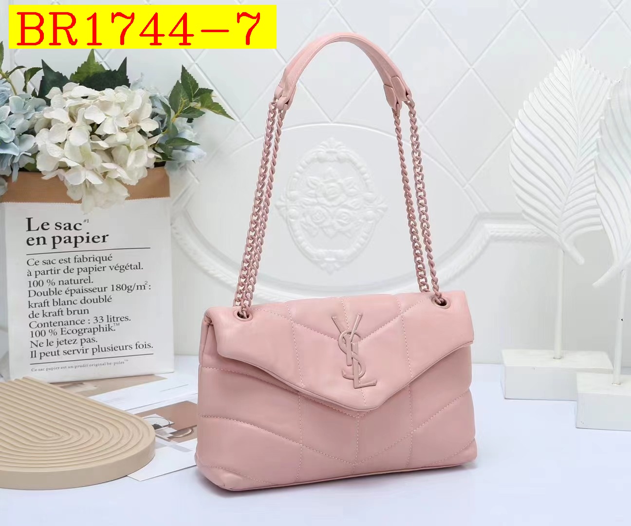 33$ YSL 8821 Shoulder bag size 30x9x18 cm 212470 BR1744 gallery