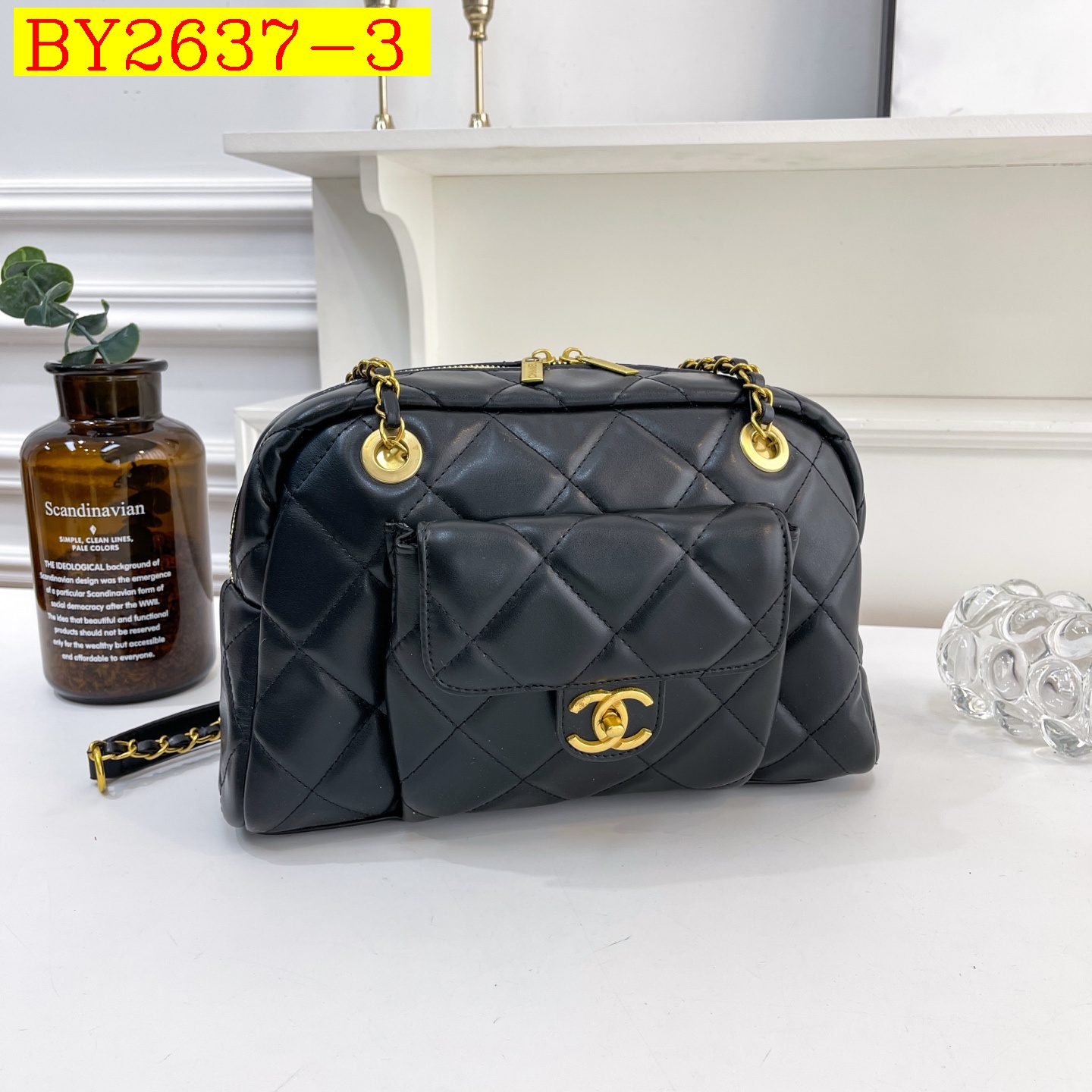 33$ dh CHANEL 9111 Shoulder bag size 30X20X11 cm 41513623334 BY2637 gallery