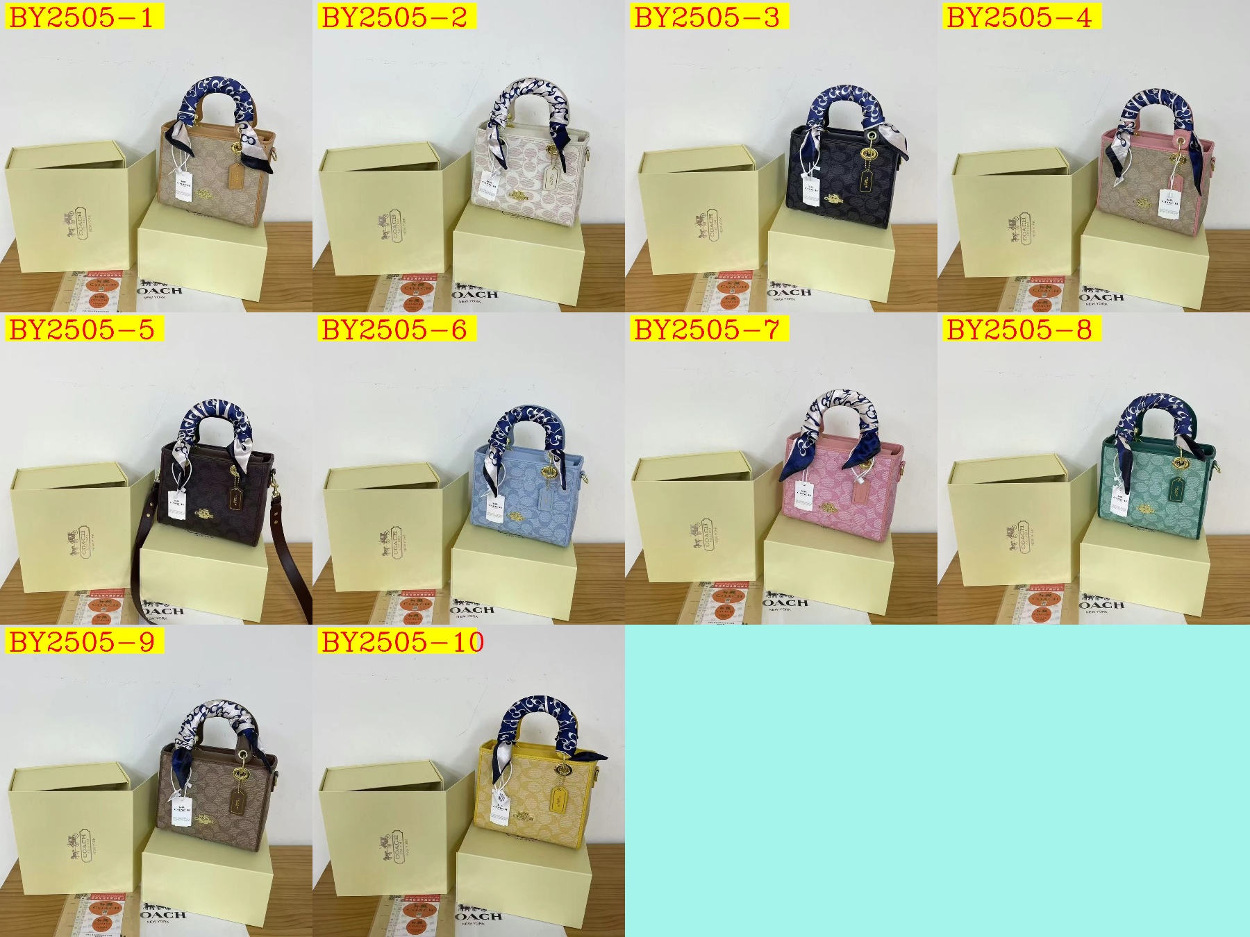 33$ dh COACH 23119 Tote bag size 20X17X10 cm 91536223334 BY2505 gallery
