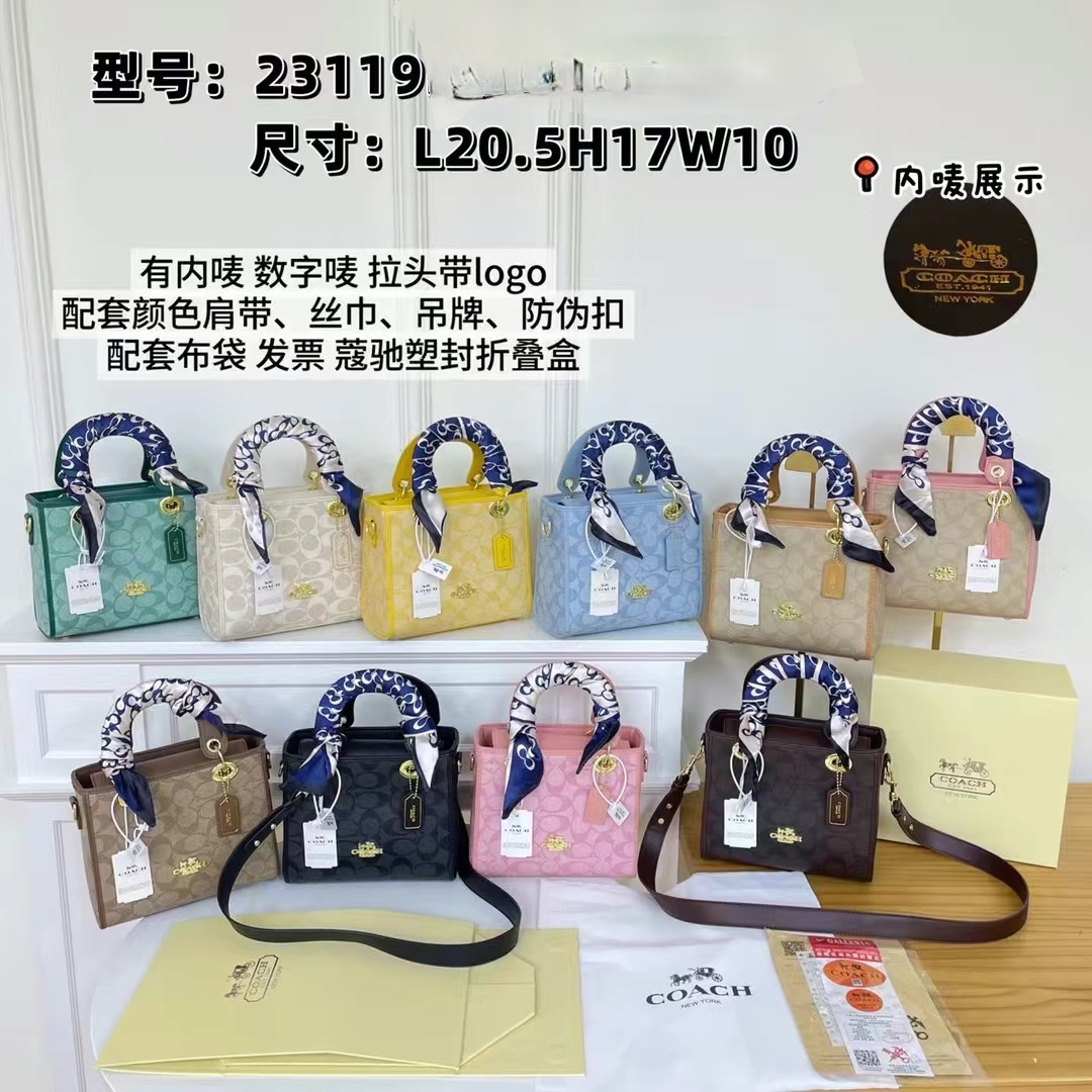 33$ dh COACH 23119 Tote bag size 20X17X10 cm 91536223334 BY2505 gallery