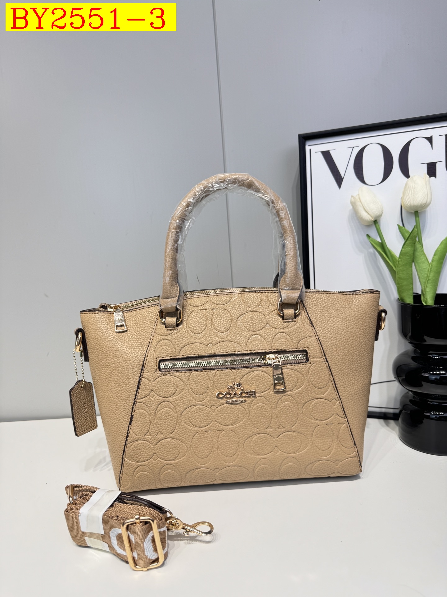 33$ dh COACH G-365 Tote bag size 33x22x9 cm 91805623332 BY2551 gallery