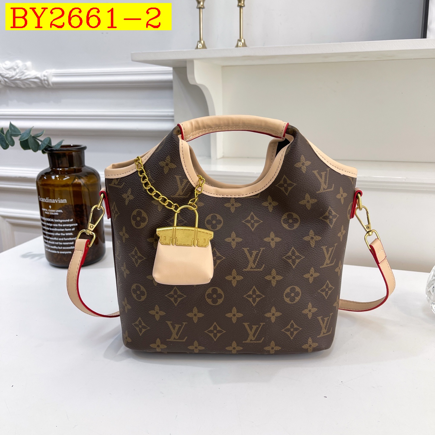 33$ dh LV 7746 Shoulder bag size 28X23X11 cm 91504623332 BY2661 gallery