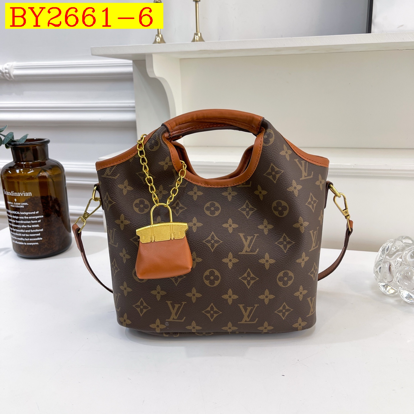 33$ dh LV 7746 Shoulder bag size 28X23X11 cm 91504623332 BY2661 gallery