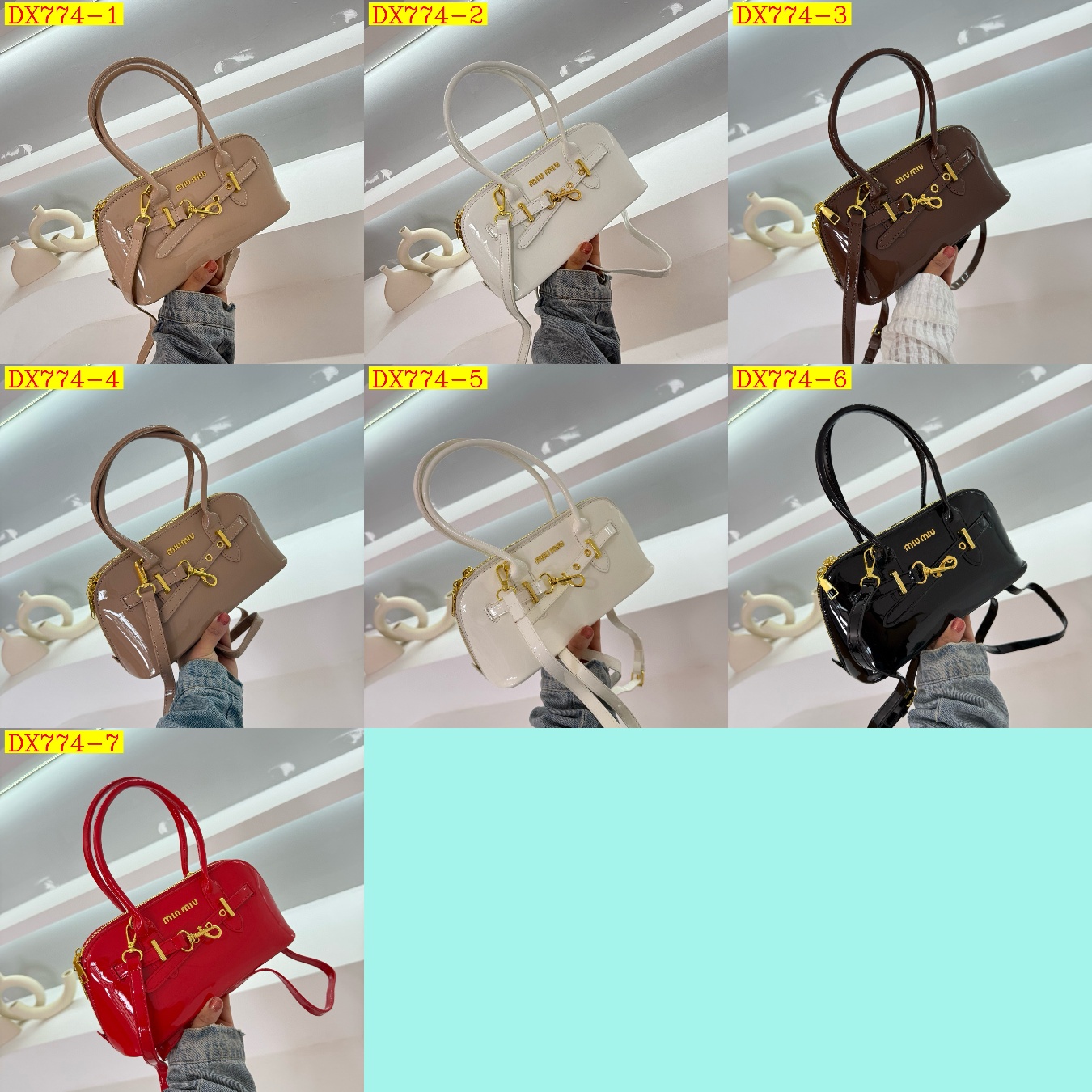 33$ miumiu 8035 Shoulder bag size 26x13x10 cm 816400 DX774 gallery