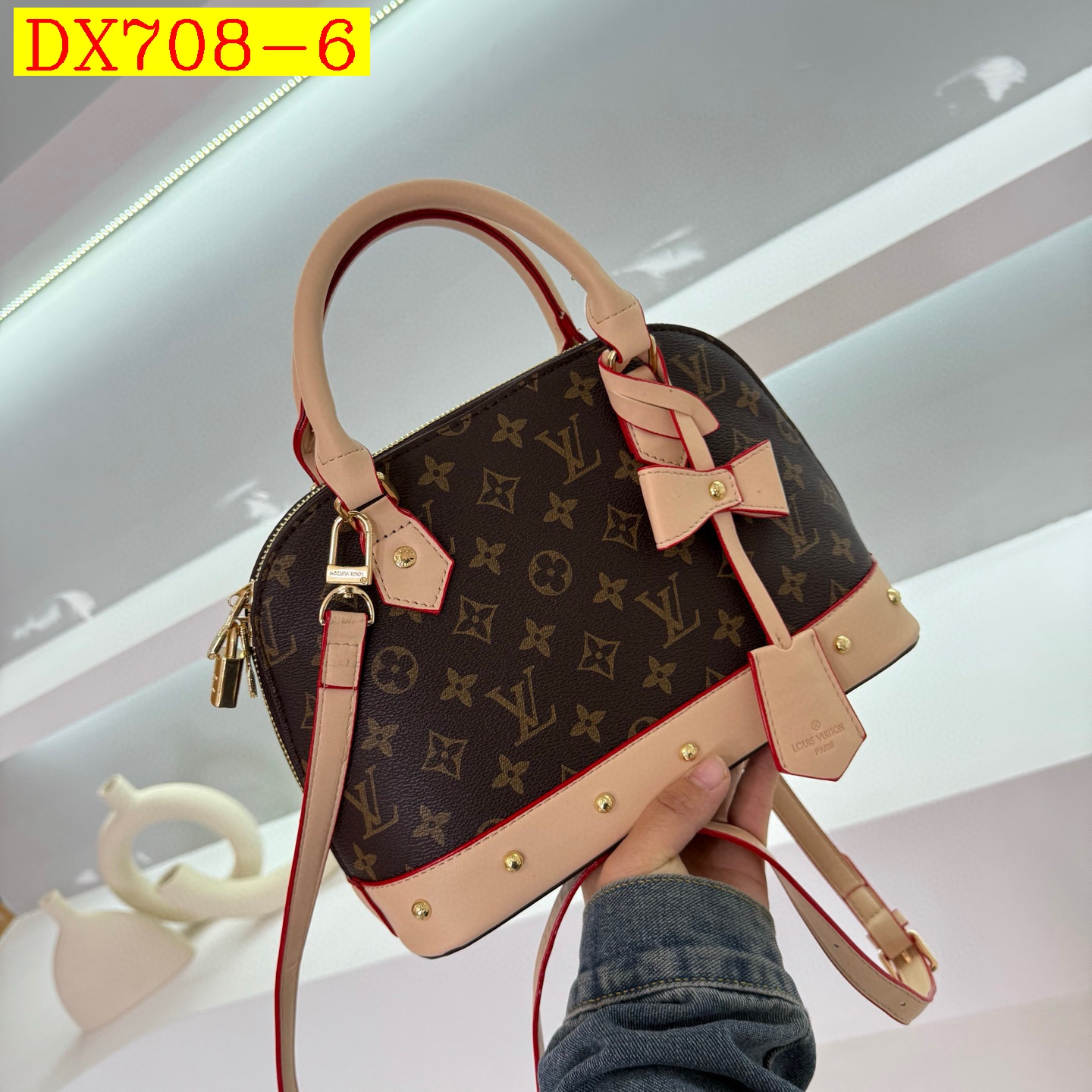 34$ Lv 77758 pu Shoulder bag size 26X18X12 cm 013530 DX708 gallery