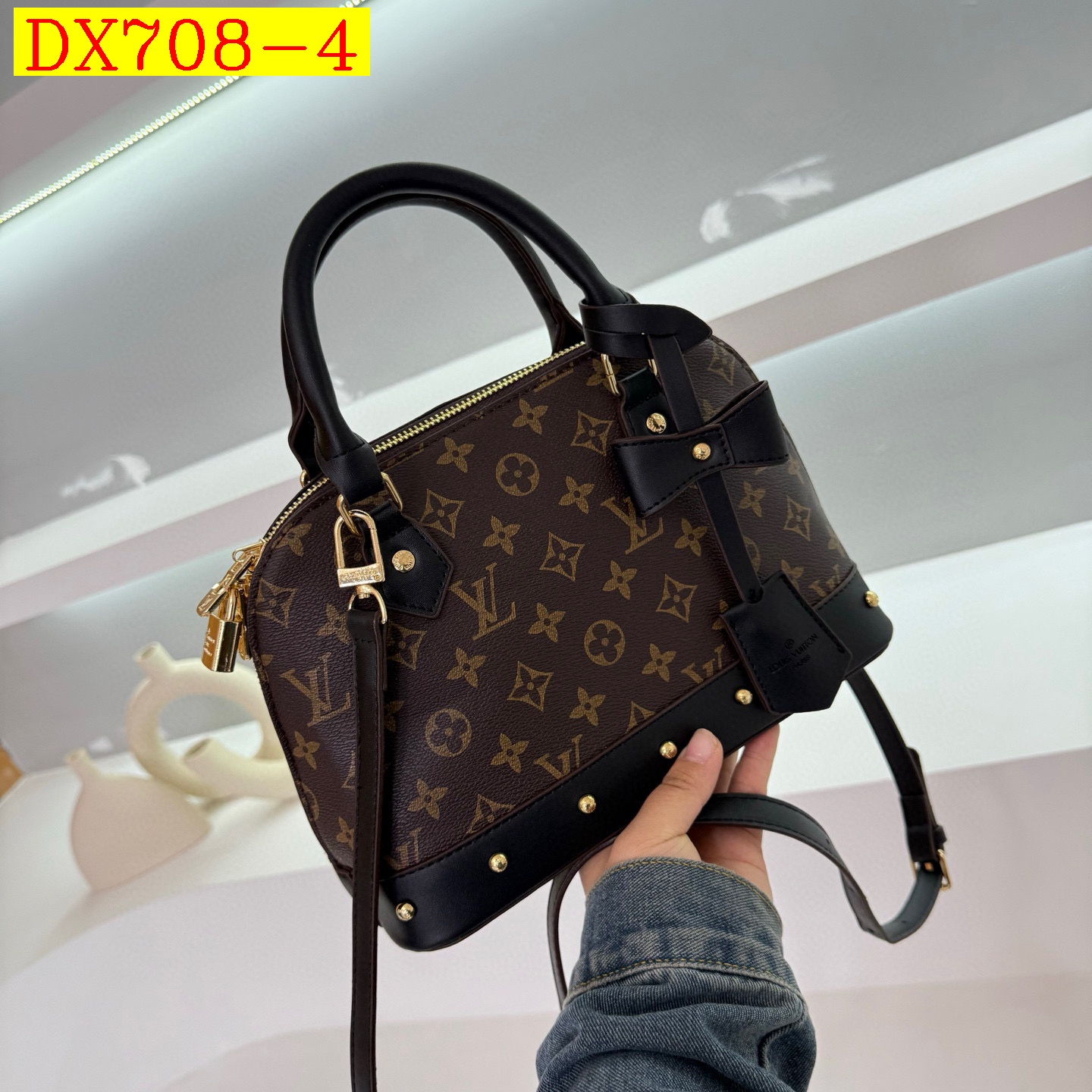 34$ Lv 77758 pu Shoulder bag size 26X18X12 cm 013530 DX708 gallery