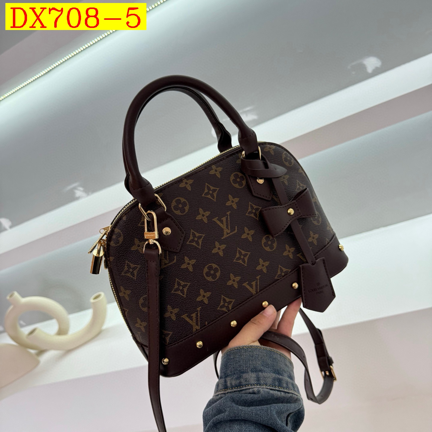 34$ Lv 77758 pu Shoulder bag size 26X18X12 cm 013530 DX708 gallery