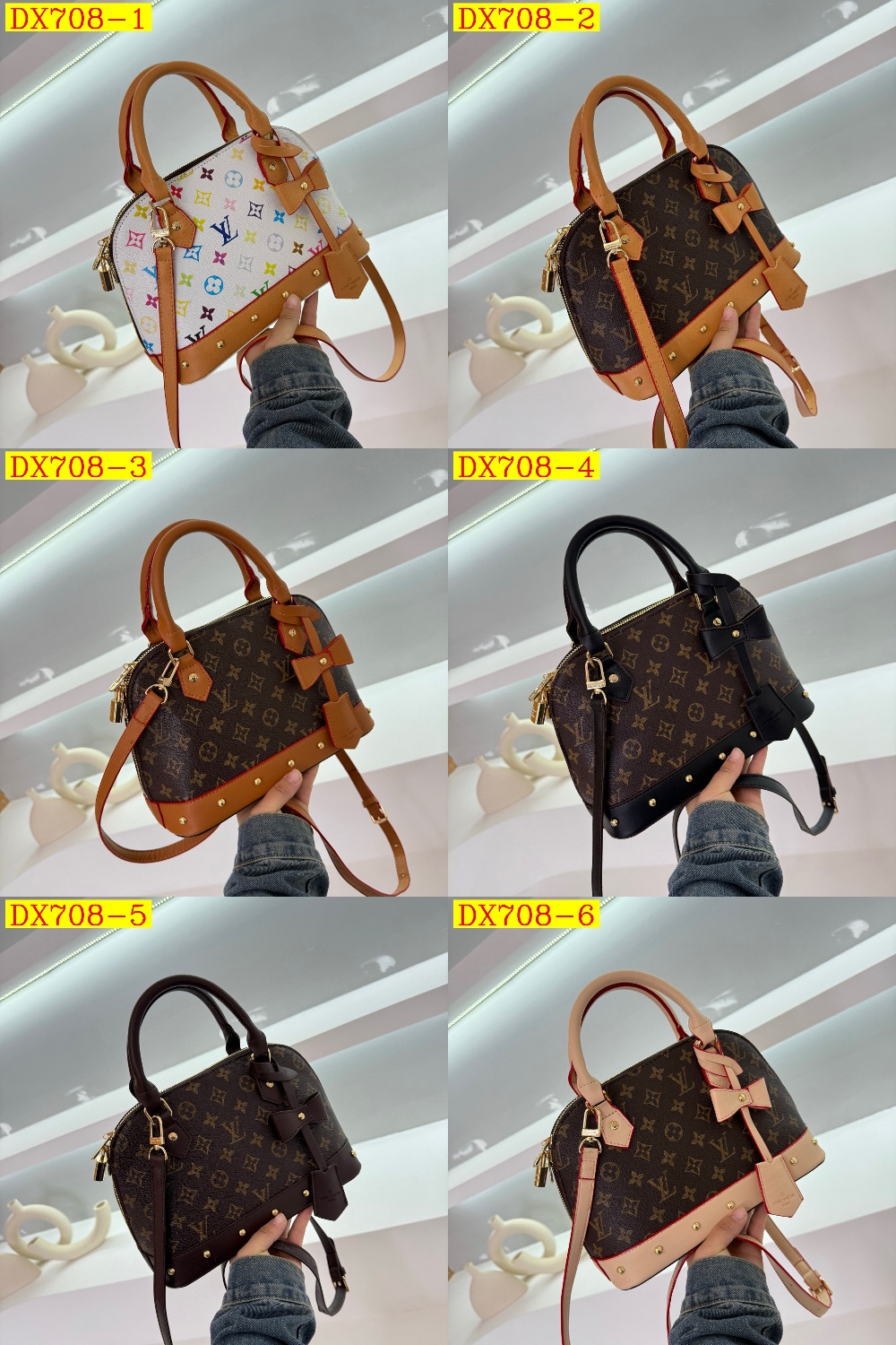 34$ Lv 77758 pu Shoulder bag size 26X18X12 cm 013530 DX708 gallery